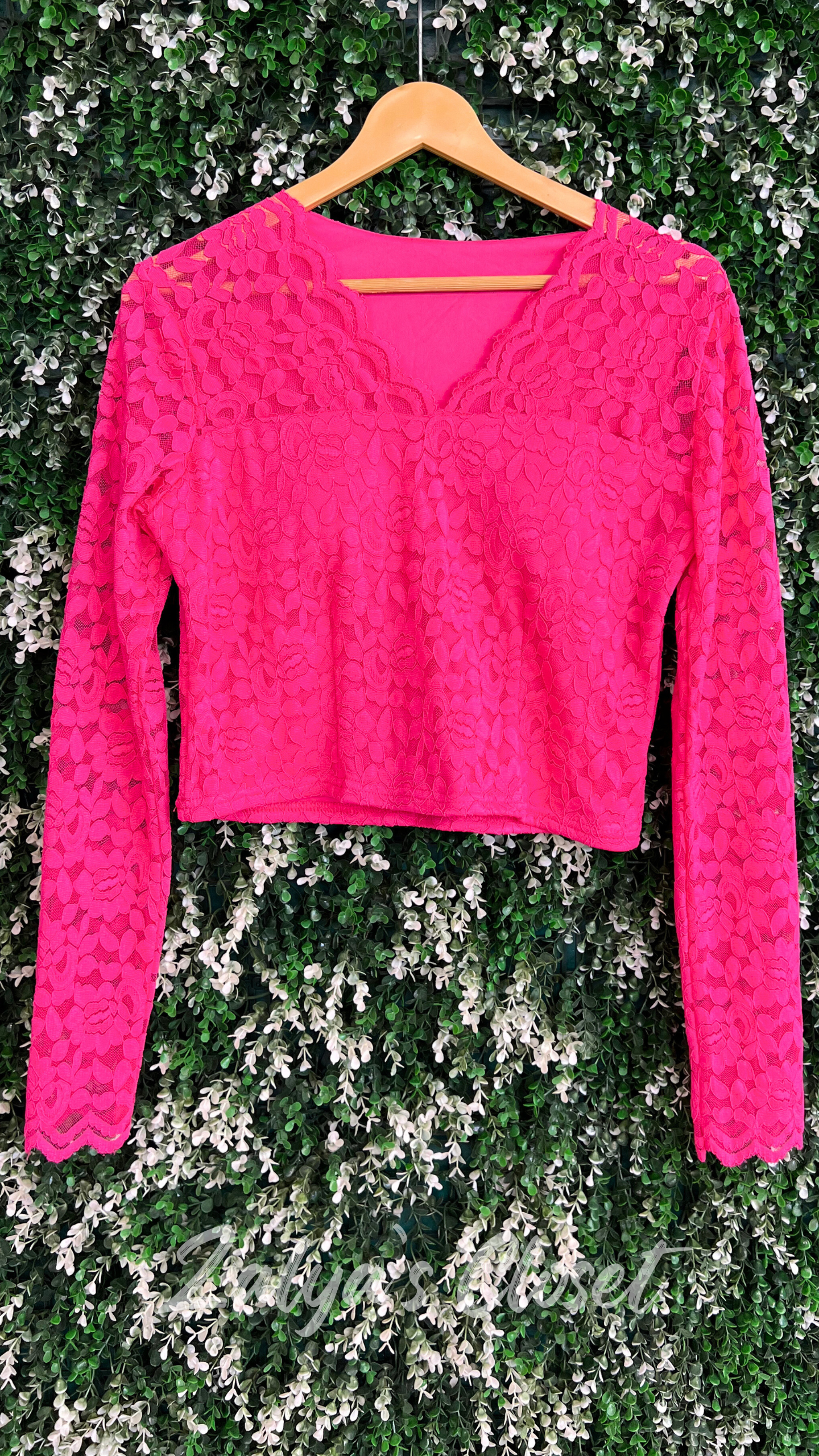 Imported Solid Lace Tops