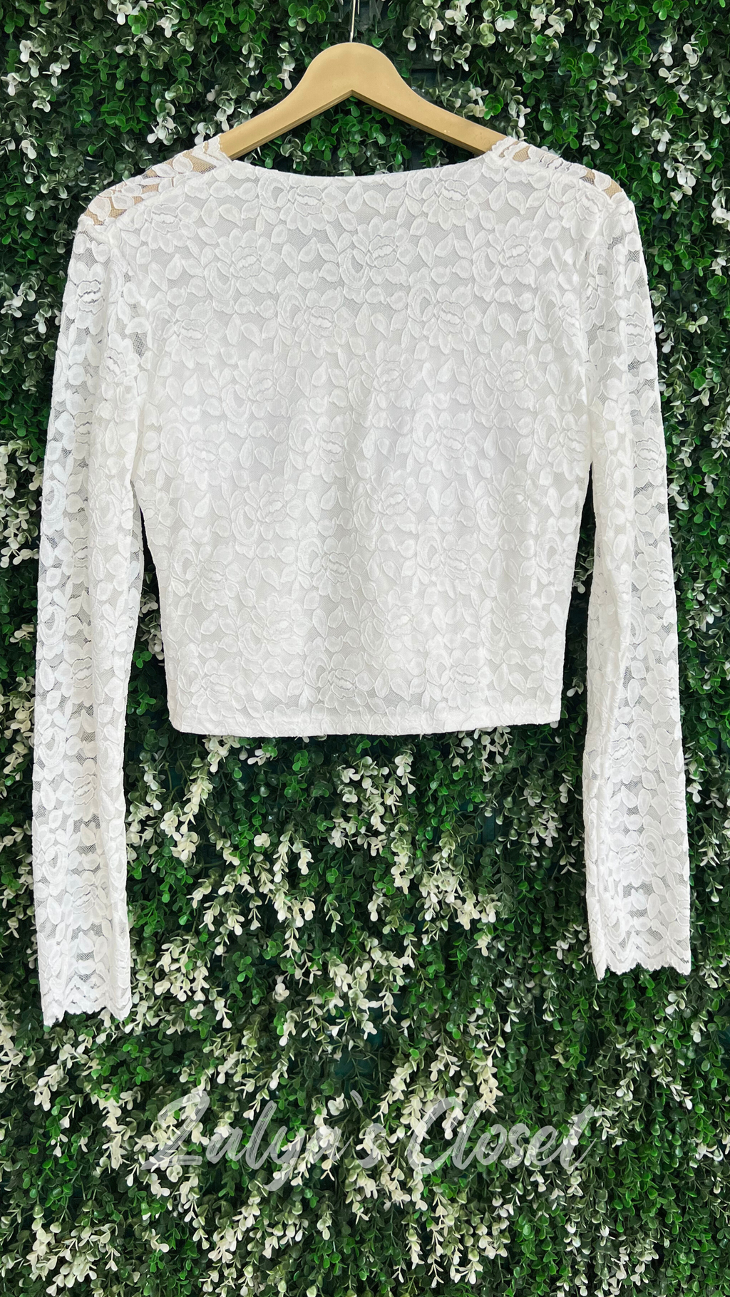 Imported Solid Lace Tops