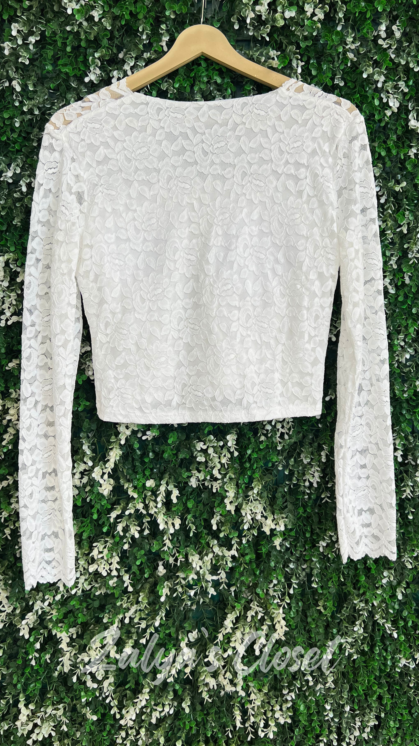 Imported Solid Lace Tops