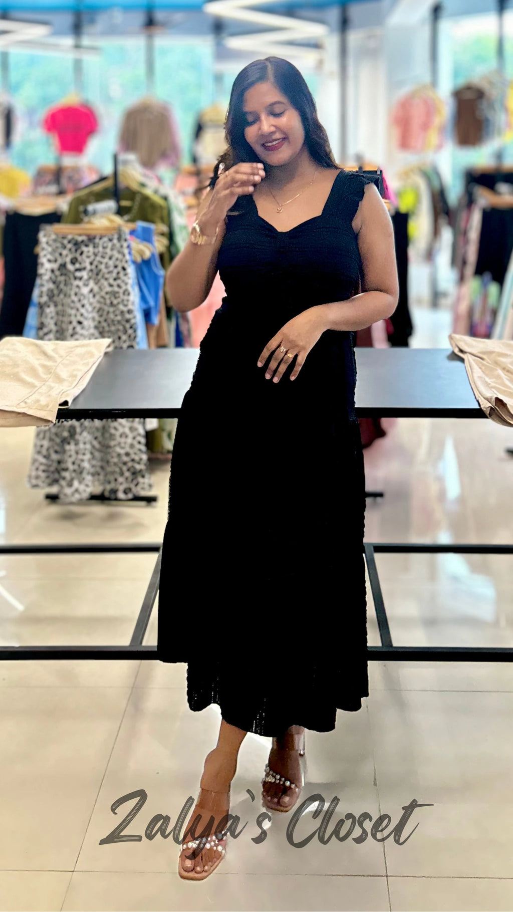 Imported Tiered Dress