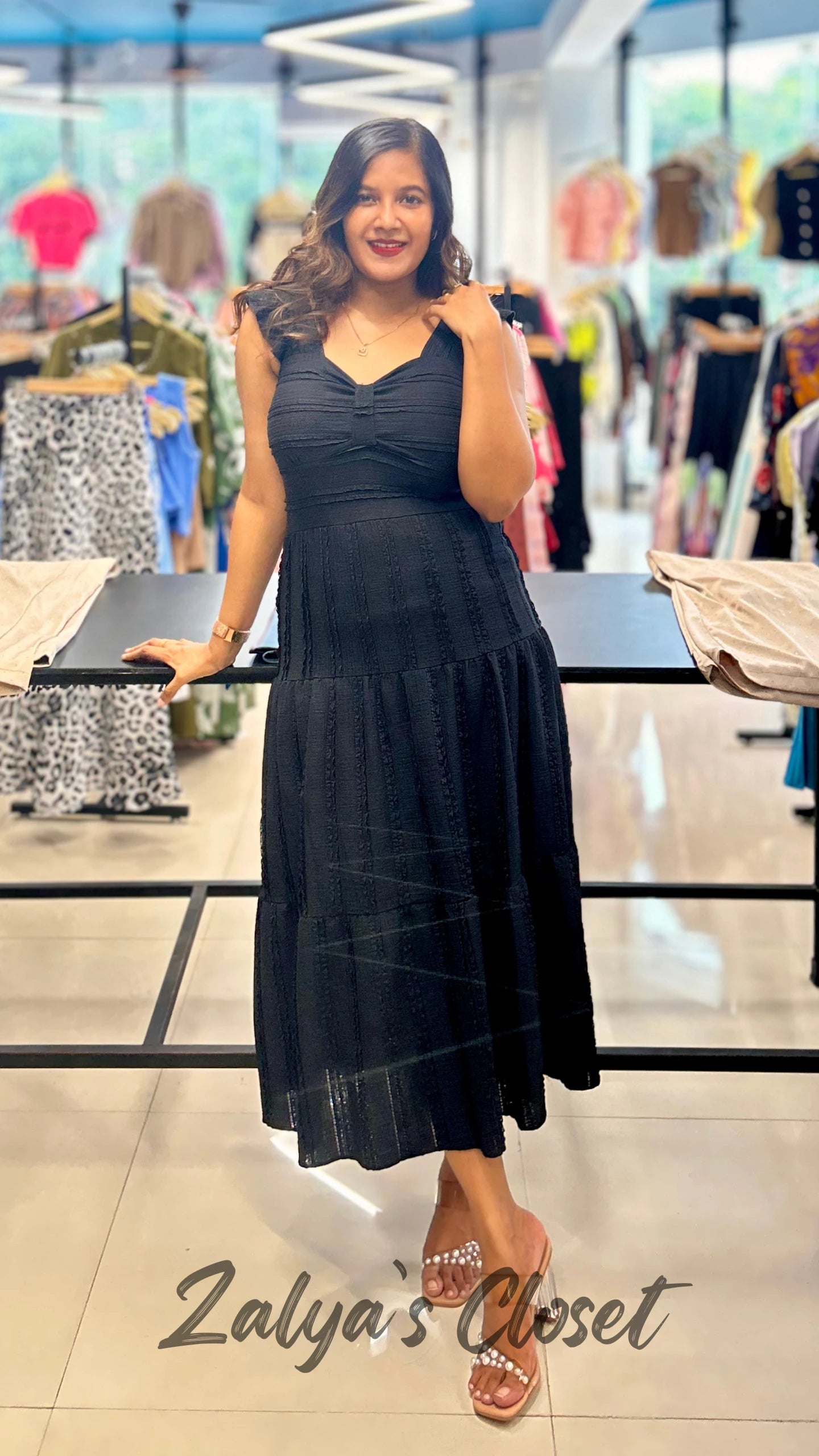 Imported Tiered Dress