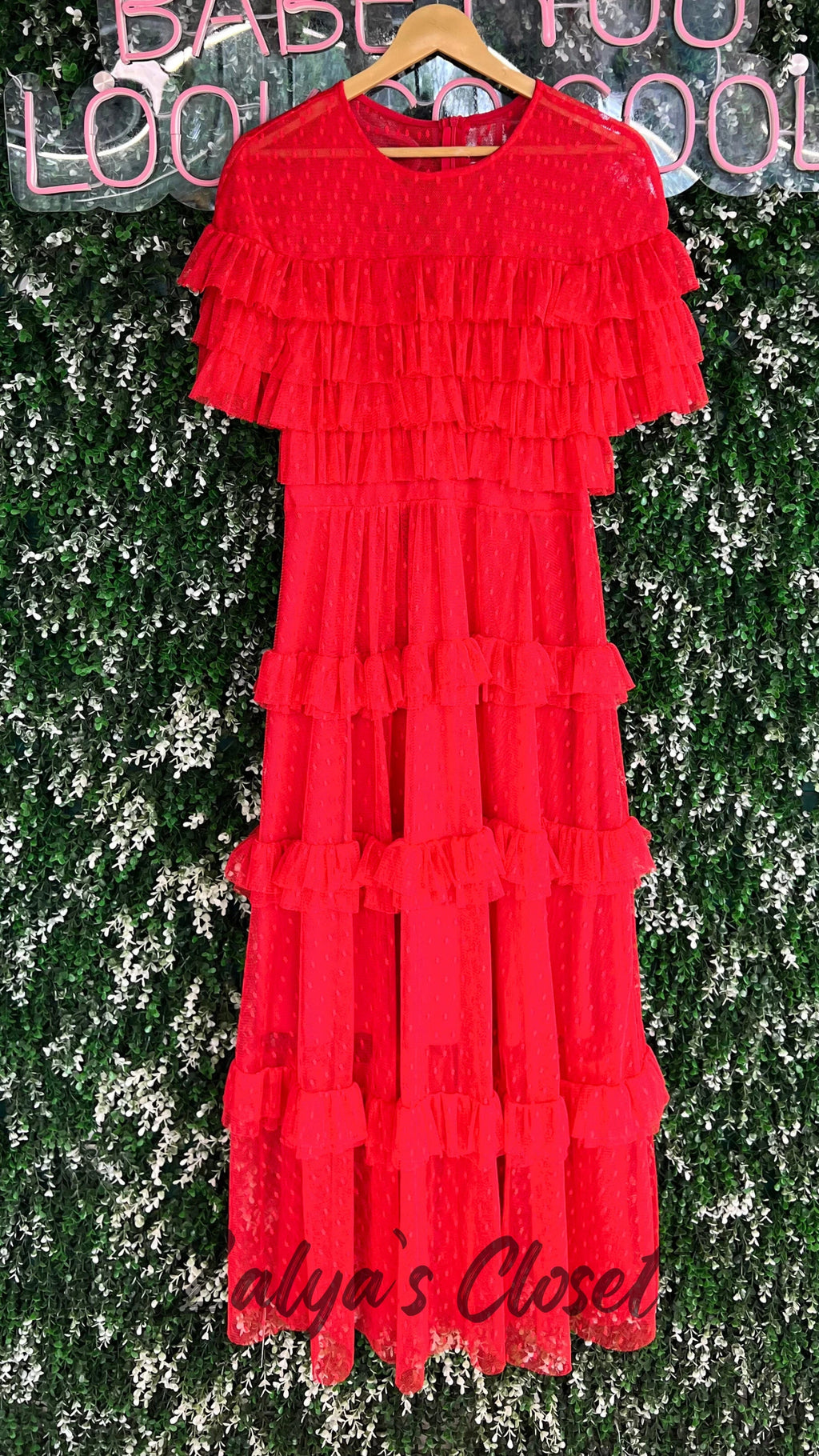 Imported Tiered Long Gown