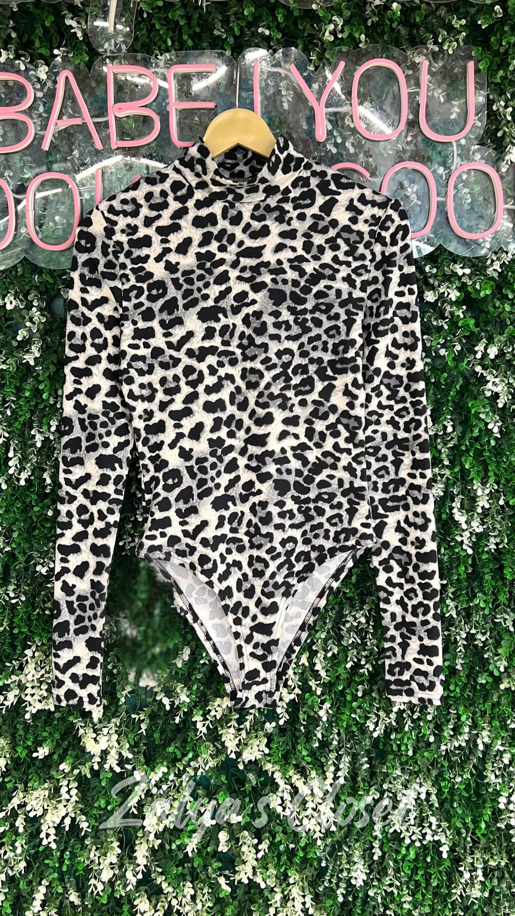 Imported Tiger Print Bodysuit