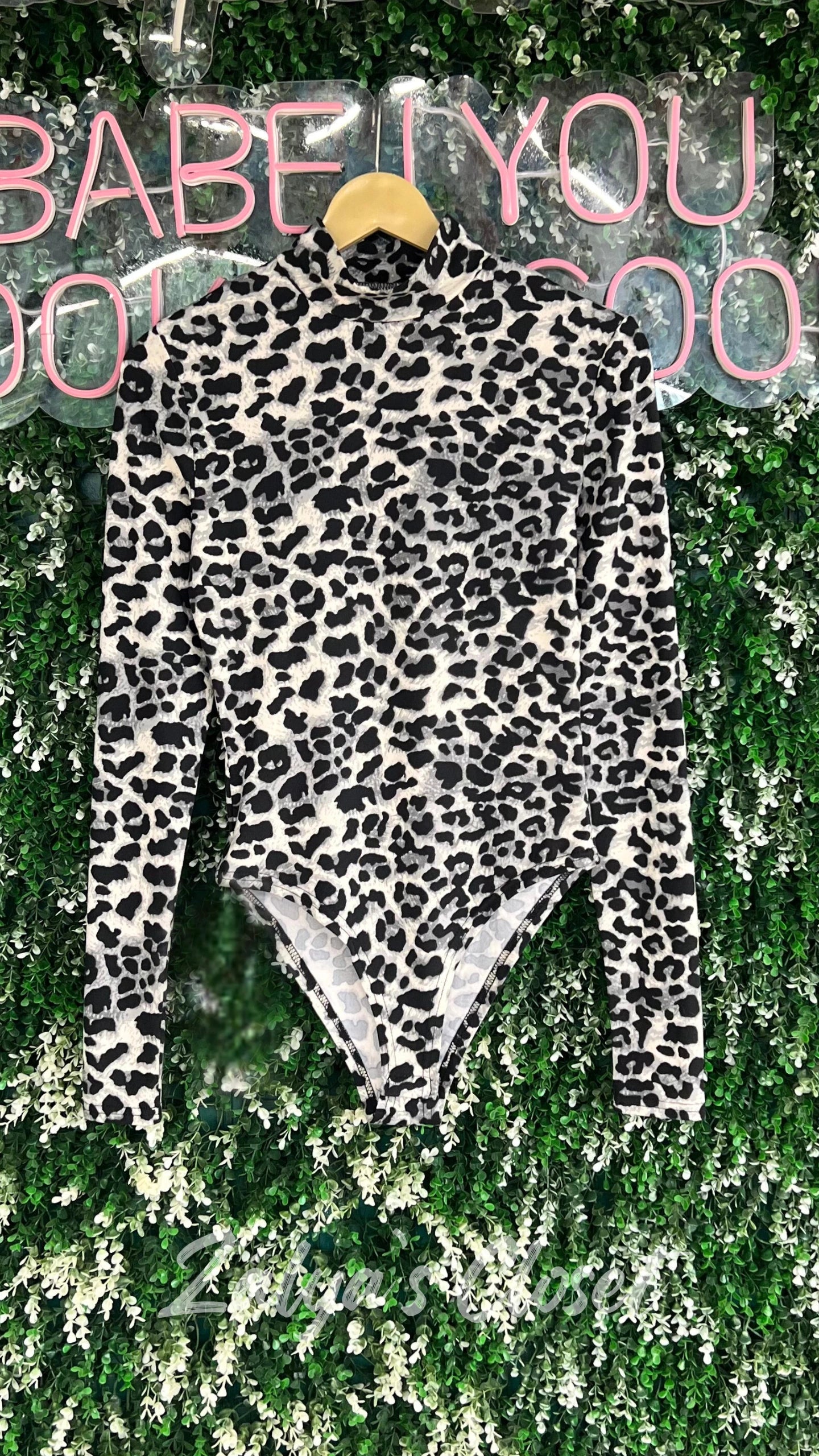 Imported Tiger Print Bodysuit