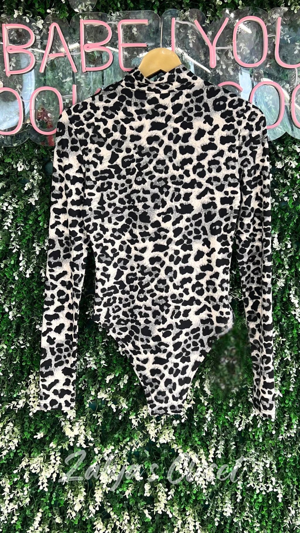 Imported Tiger Print Bodysuit