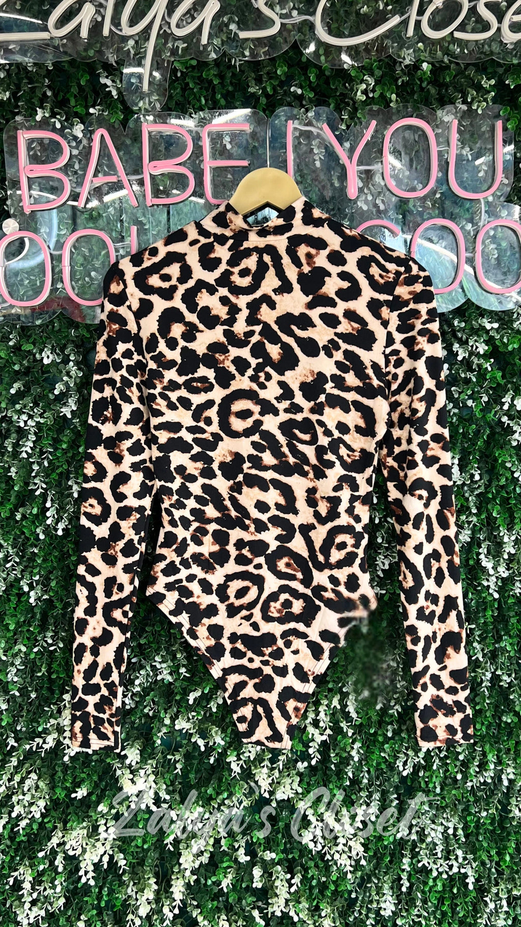 Imported Tiger Print Bodysuit