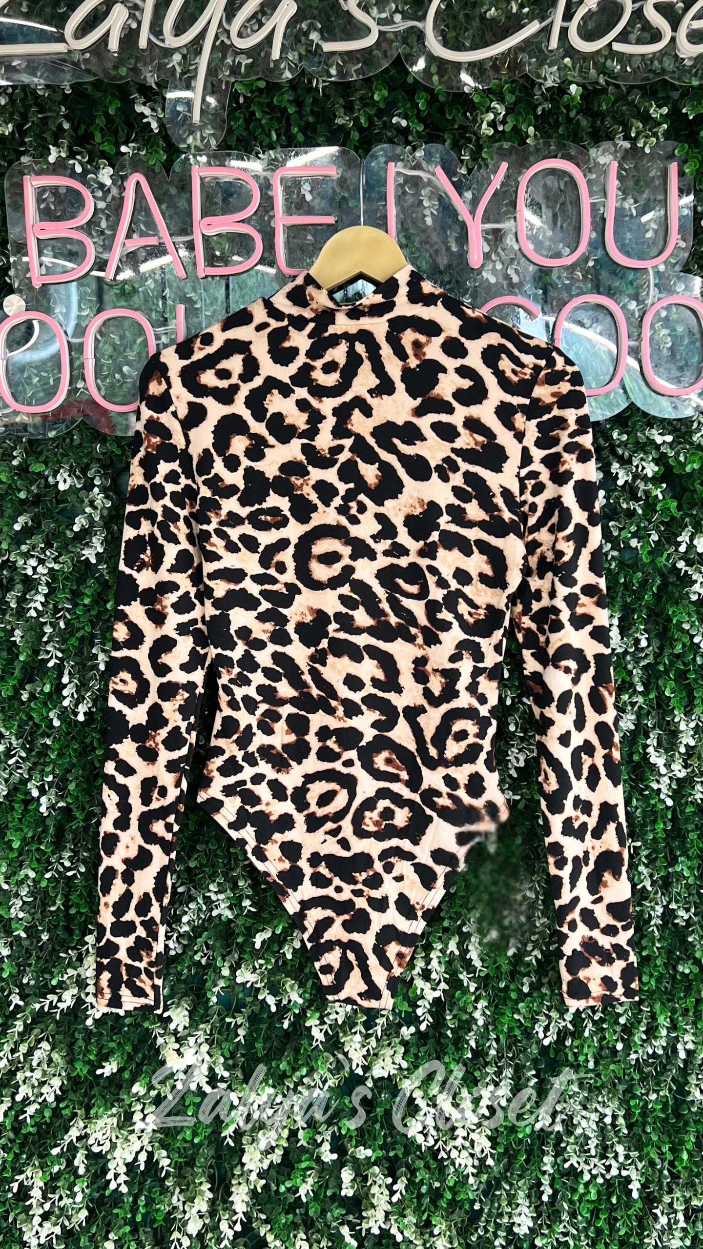 Imported Tiger Print Bodysuit