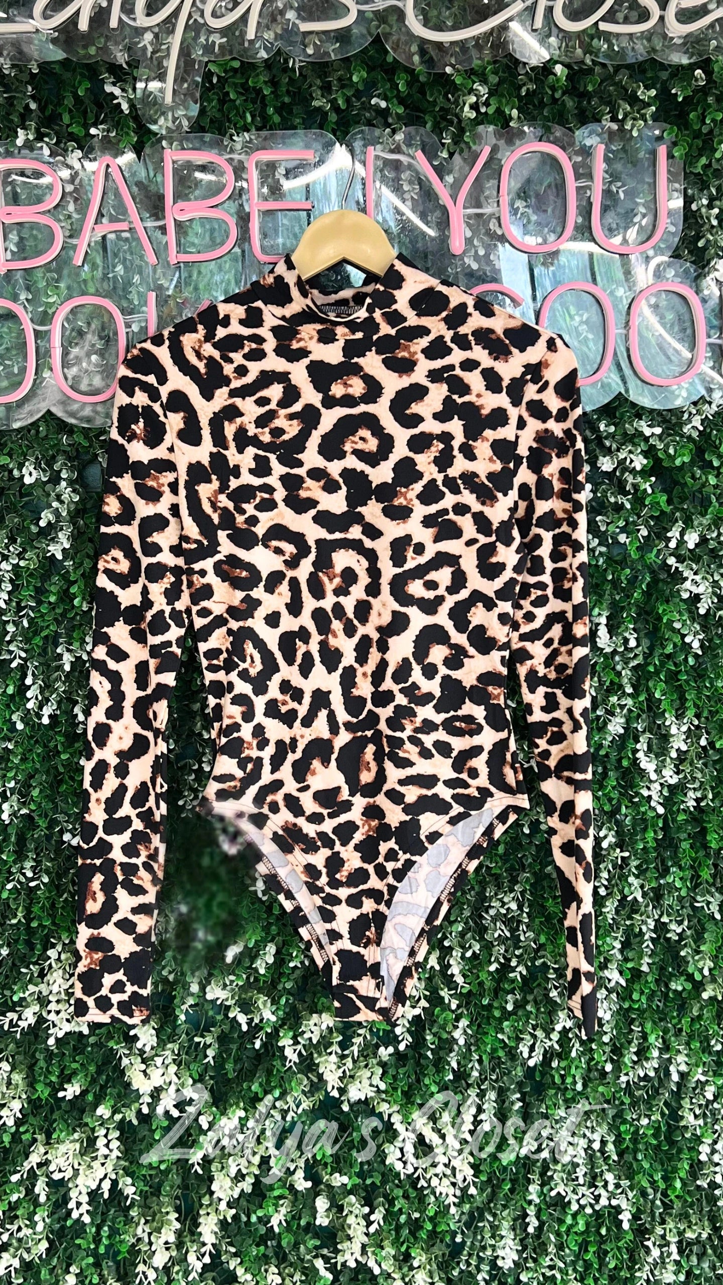 Imported Tiger Print Bodysuit