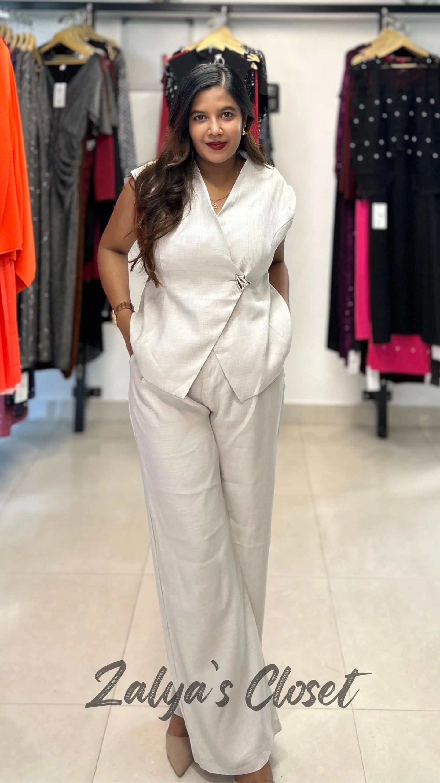 Imported Vest & Pant Co Ord Set -vest