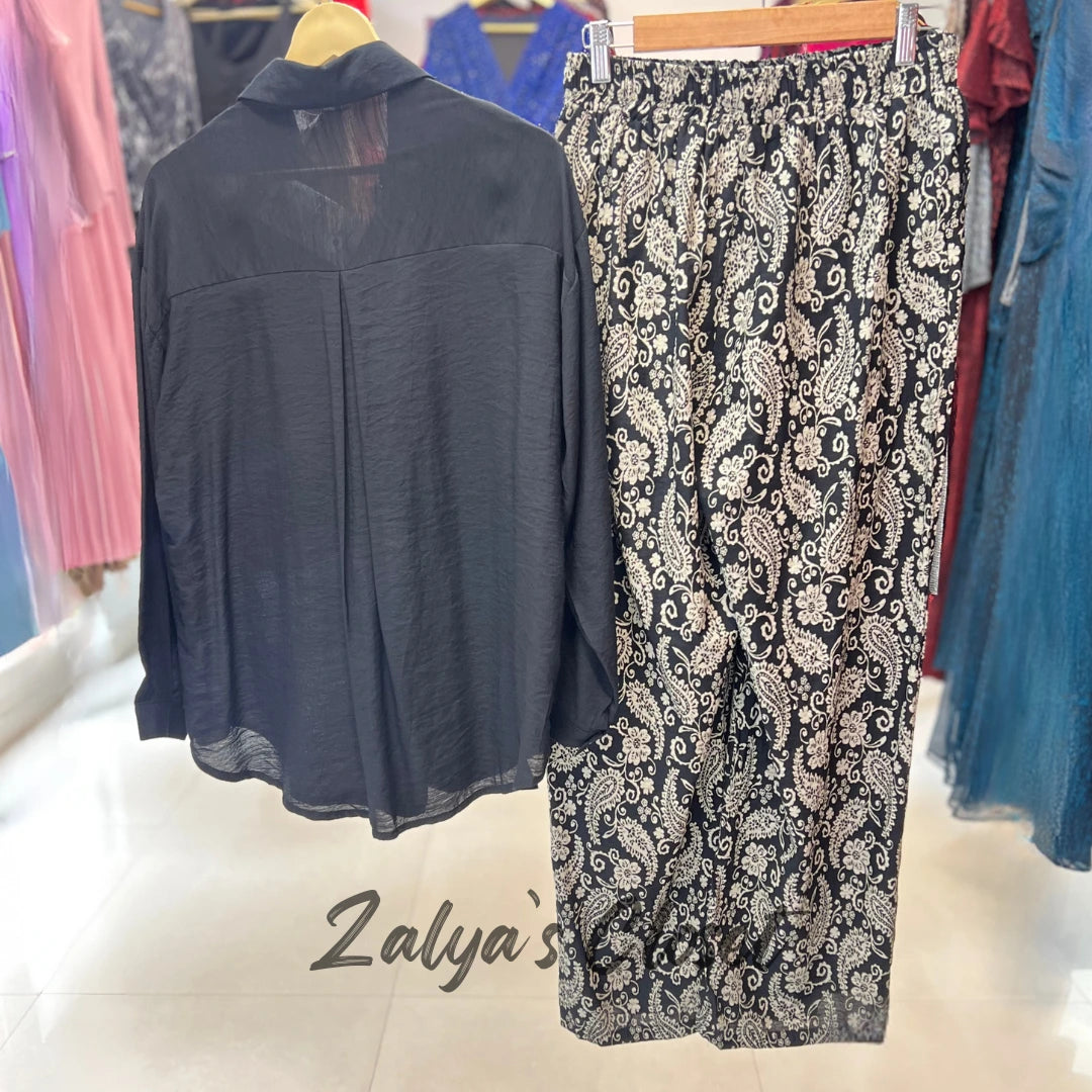 Imported Printed Co-ord Set Vest and Shirt Style