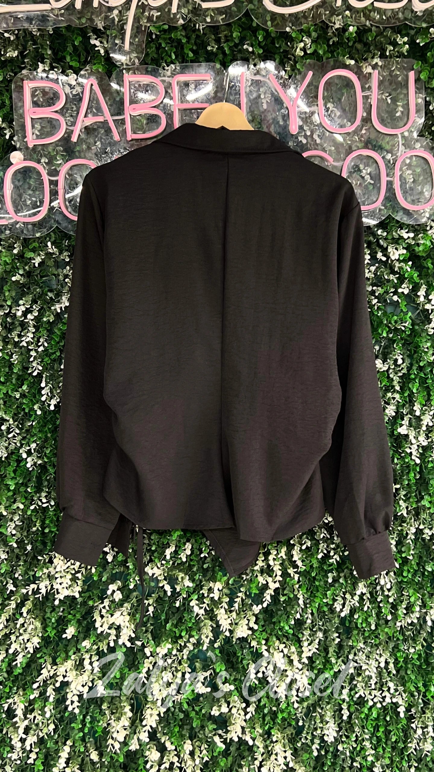 Imported solid Asymmetric Shirts