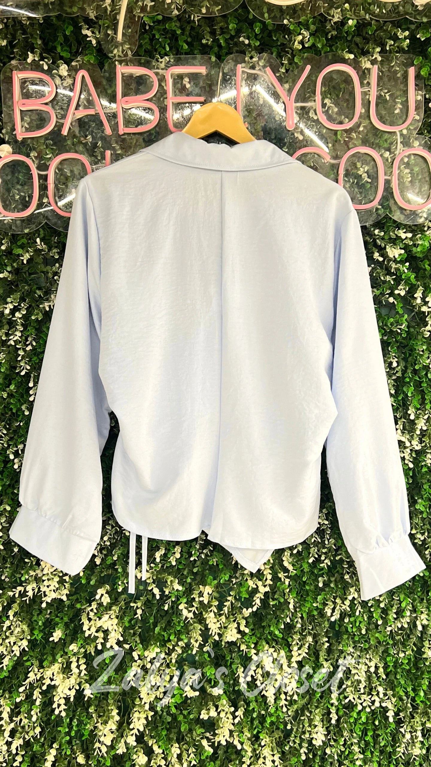 Imported solid Asymmetric Shirts