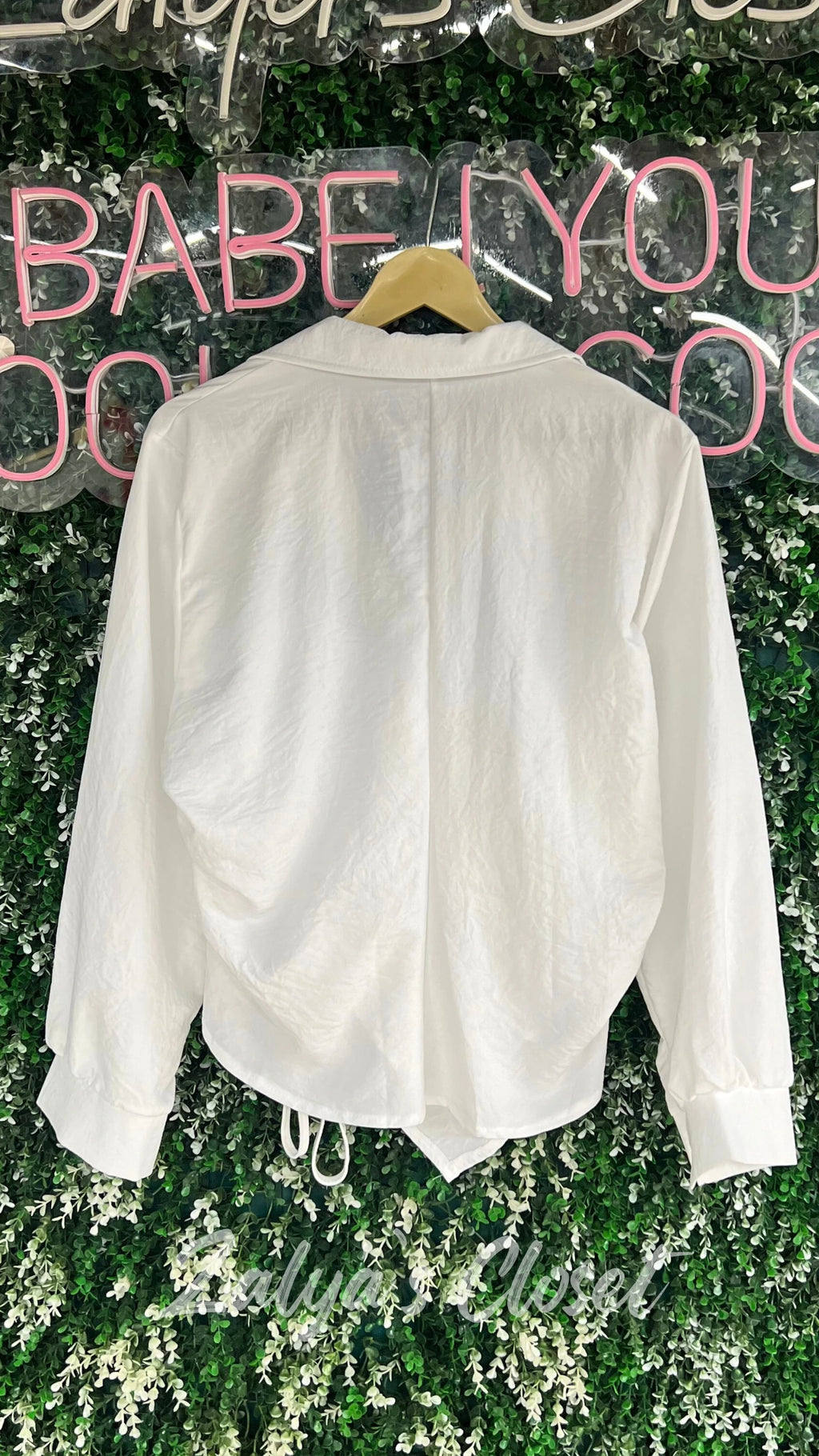 Imported solid Asymmetric Shirts