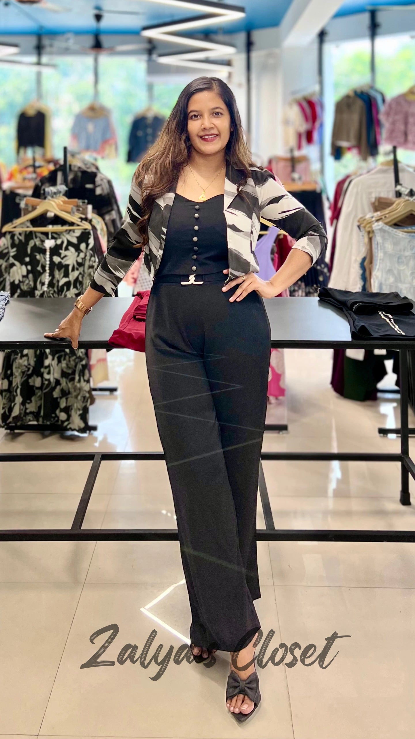 Jacket style 3 pcs Co-ord set