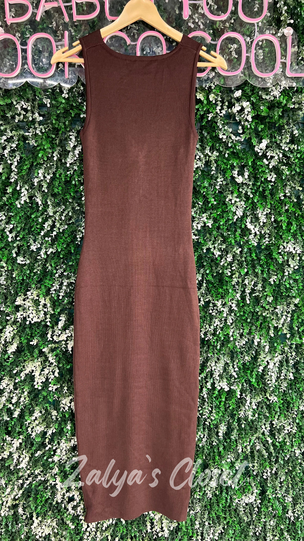 Knotted bodycon dress