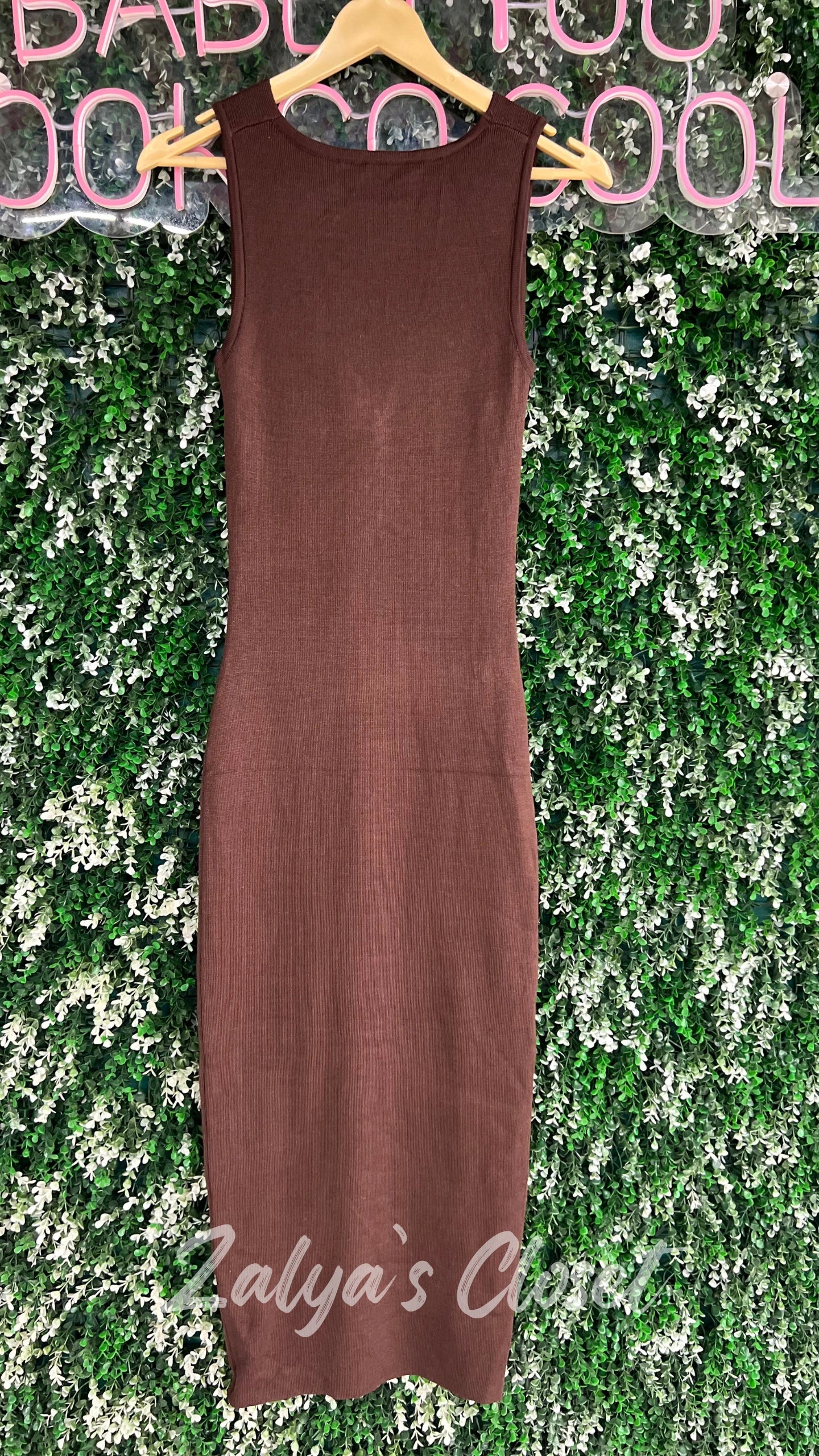 Knotted bodycon dress