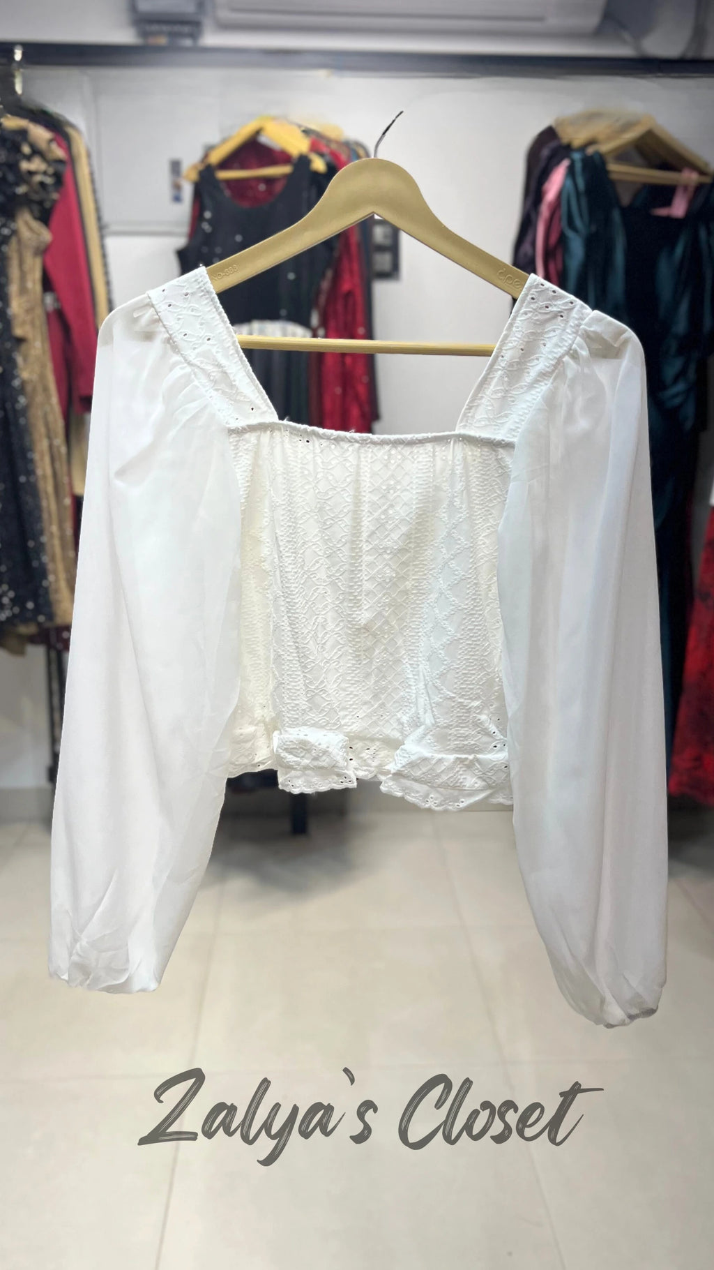 Korean Style Full Sleeves Tops