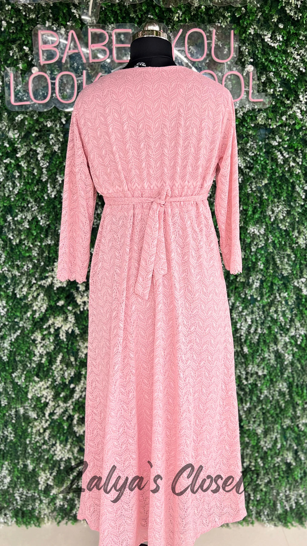 Lace Fabric Long Dress