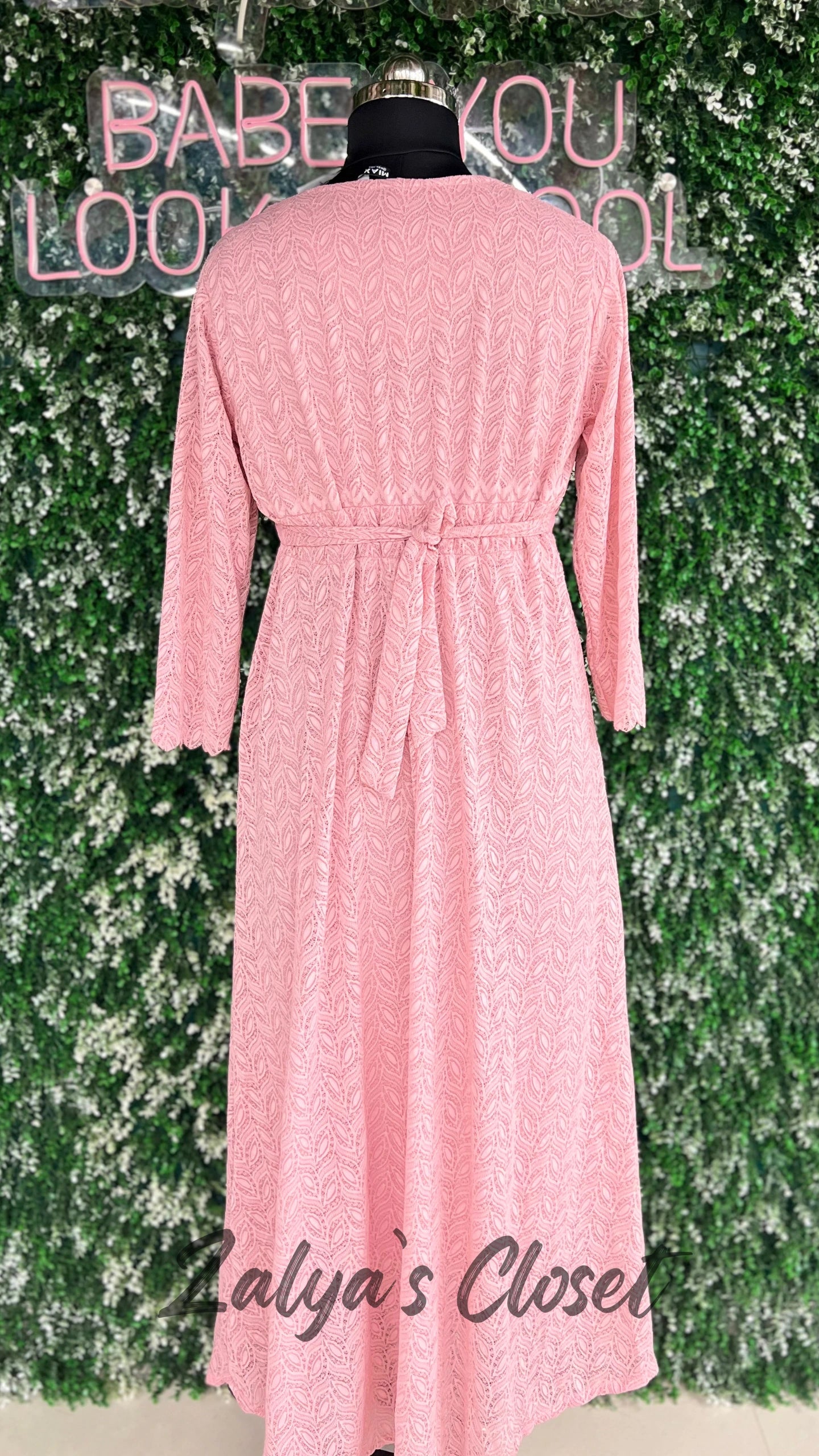 Lace Fabric Long Dress