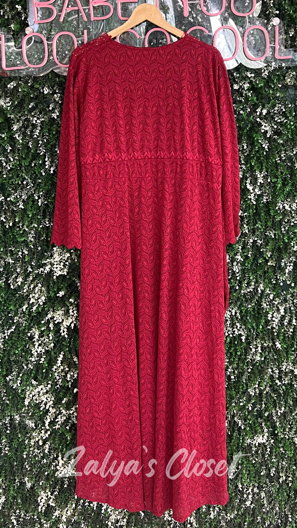 Lace Fabric Long Dress