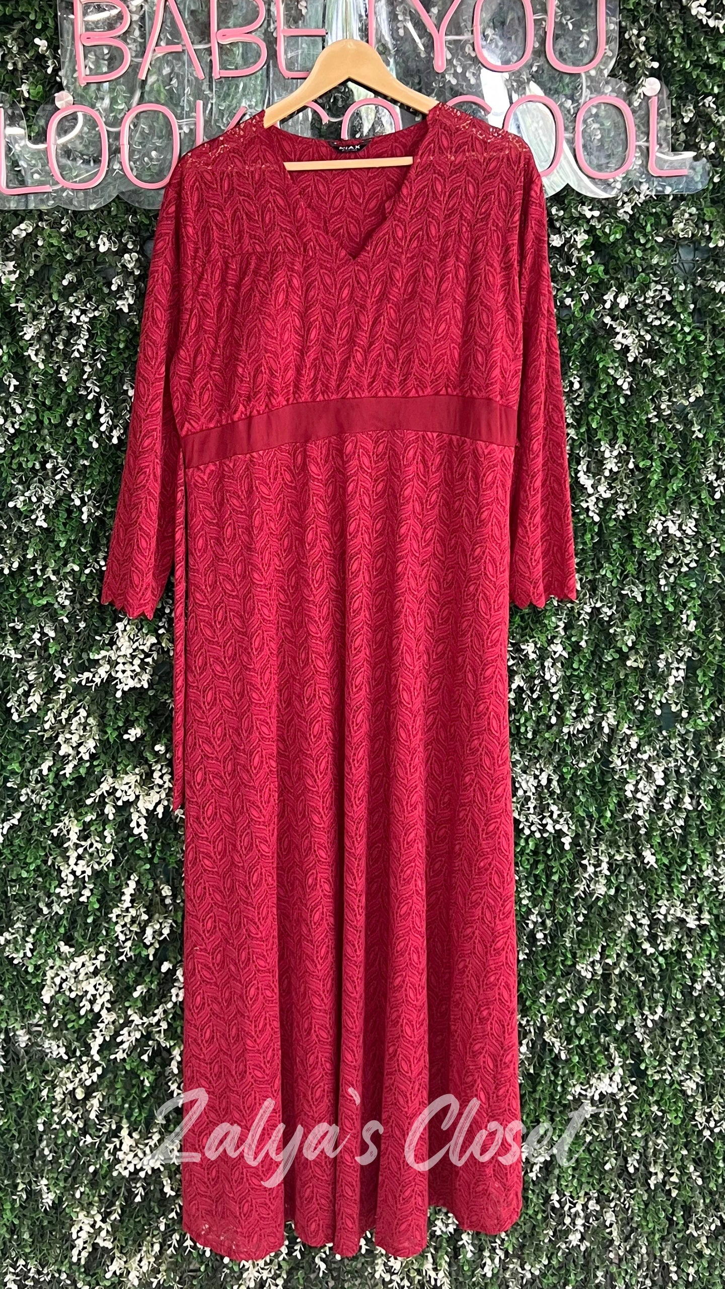 Lace Fabric Long Dress