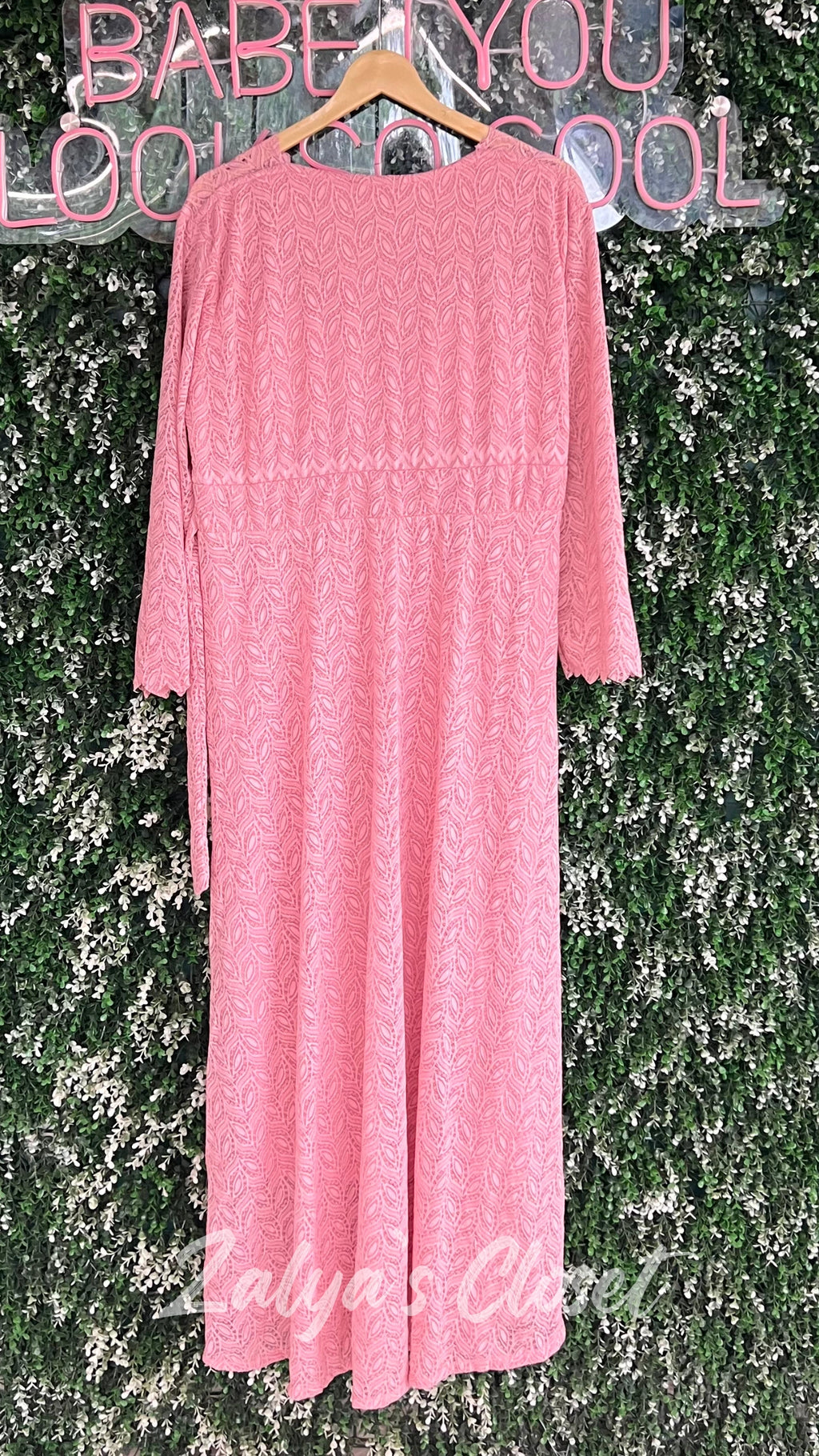 Lace Fabric Long Dress