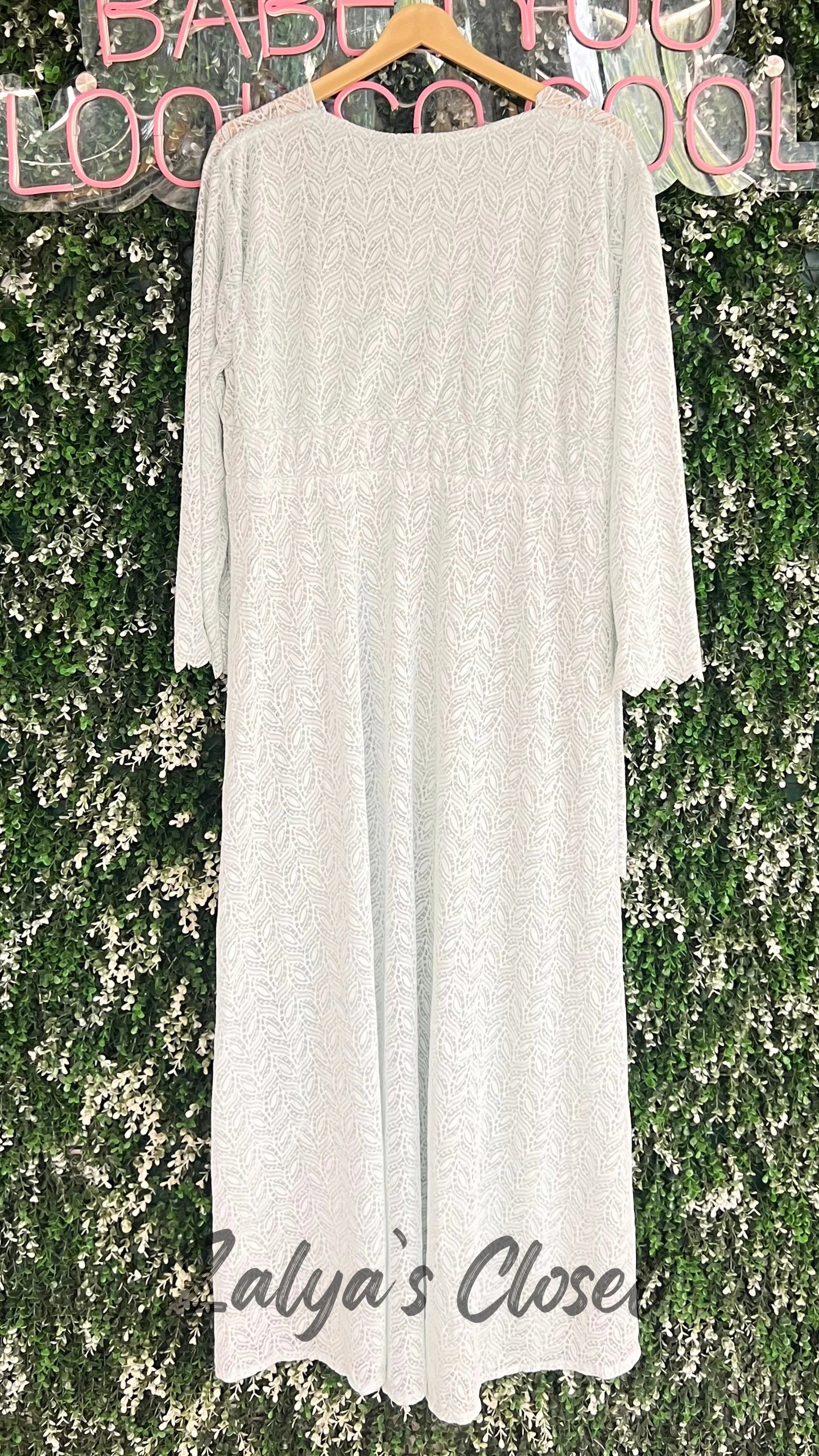 Lace Fabric Long Dress