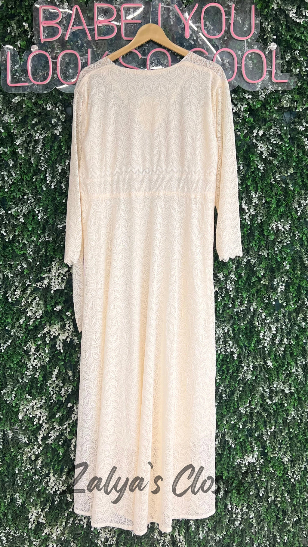 Lace Fabric Long Dress