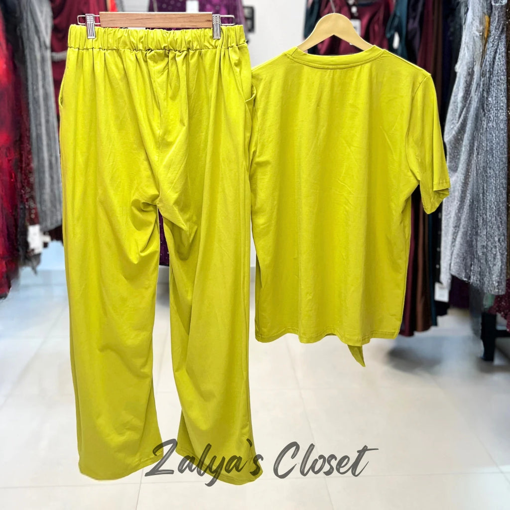 Leaf Design Top & Pant Co Ord Set