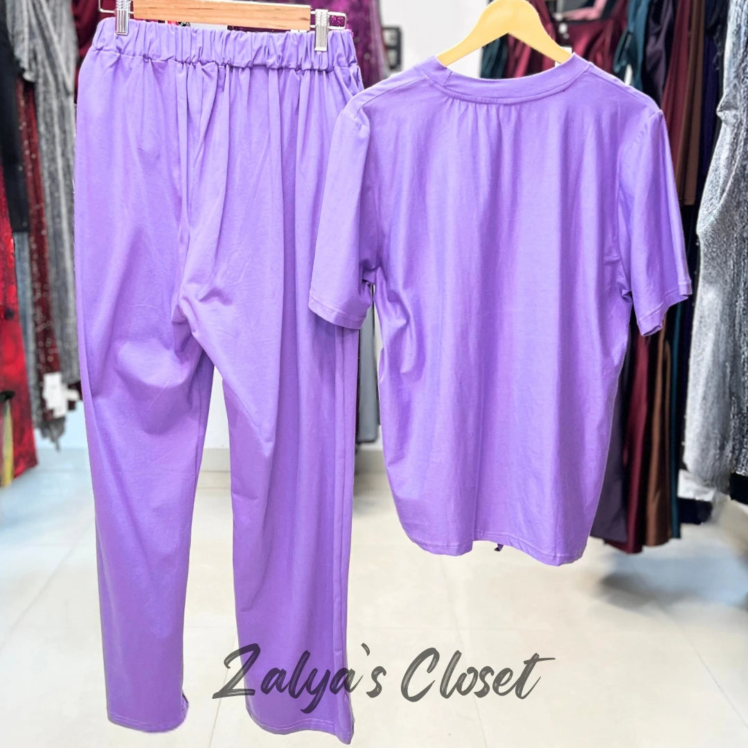 Leaf Design Top & Pant Co Ord Set