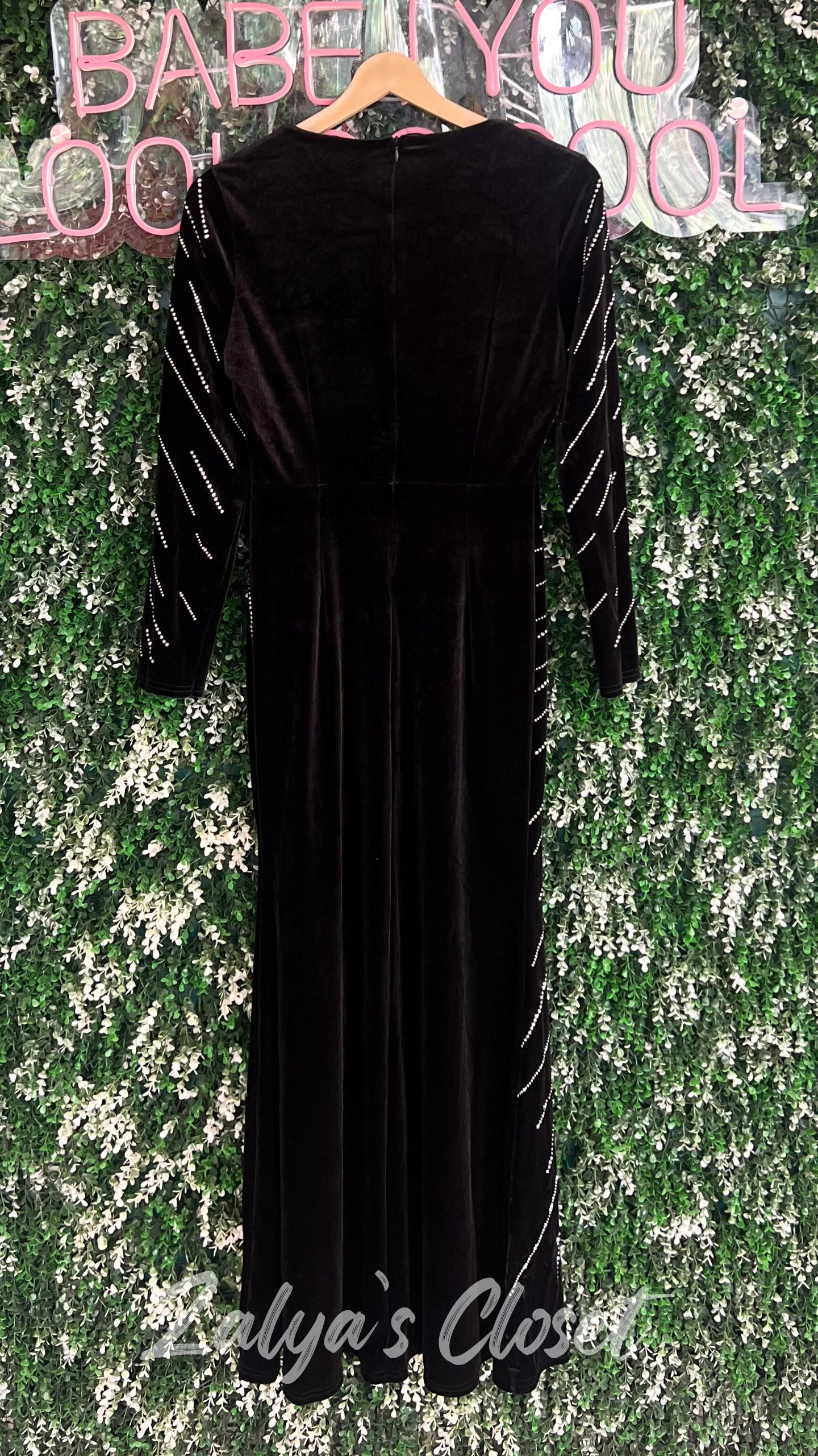 Long Party Wear With Stone Work