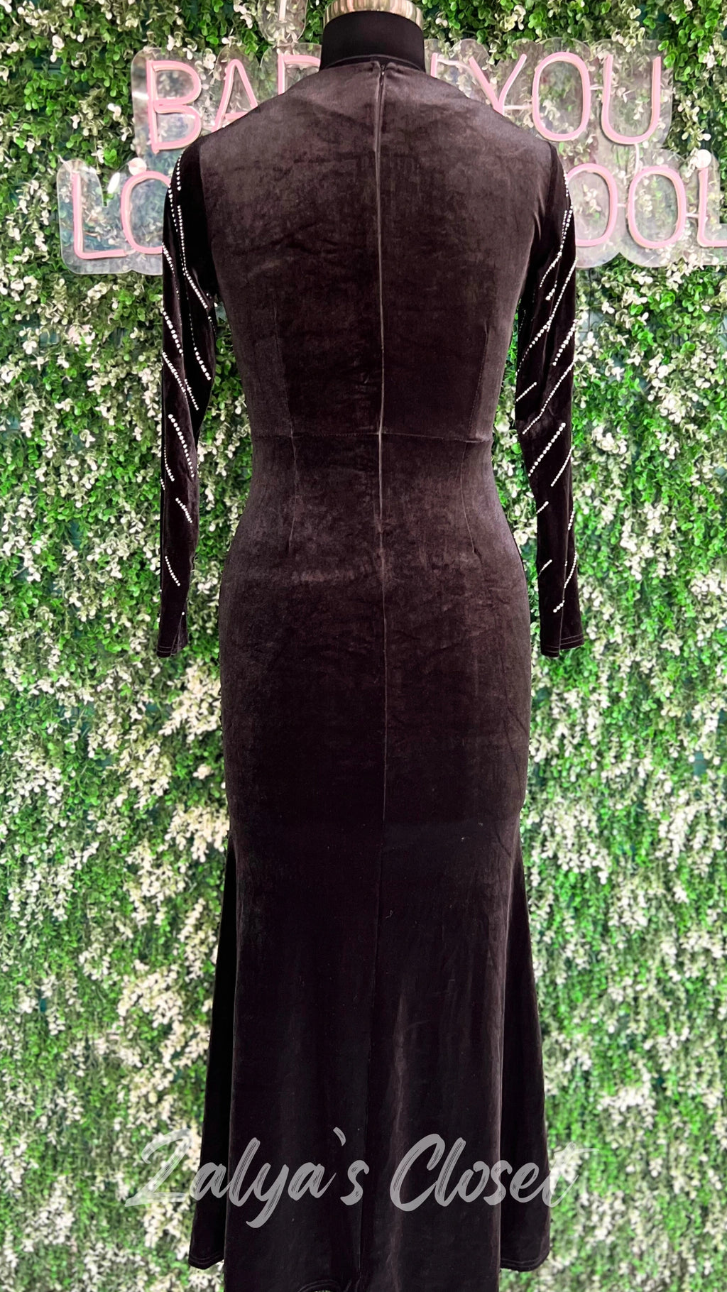 Long Party Wear With Stone Work