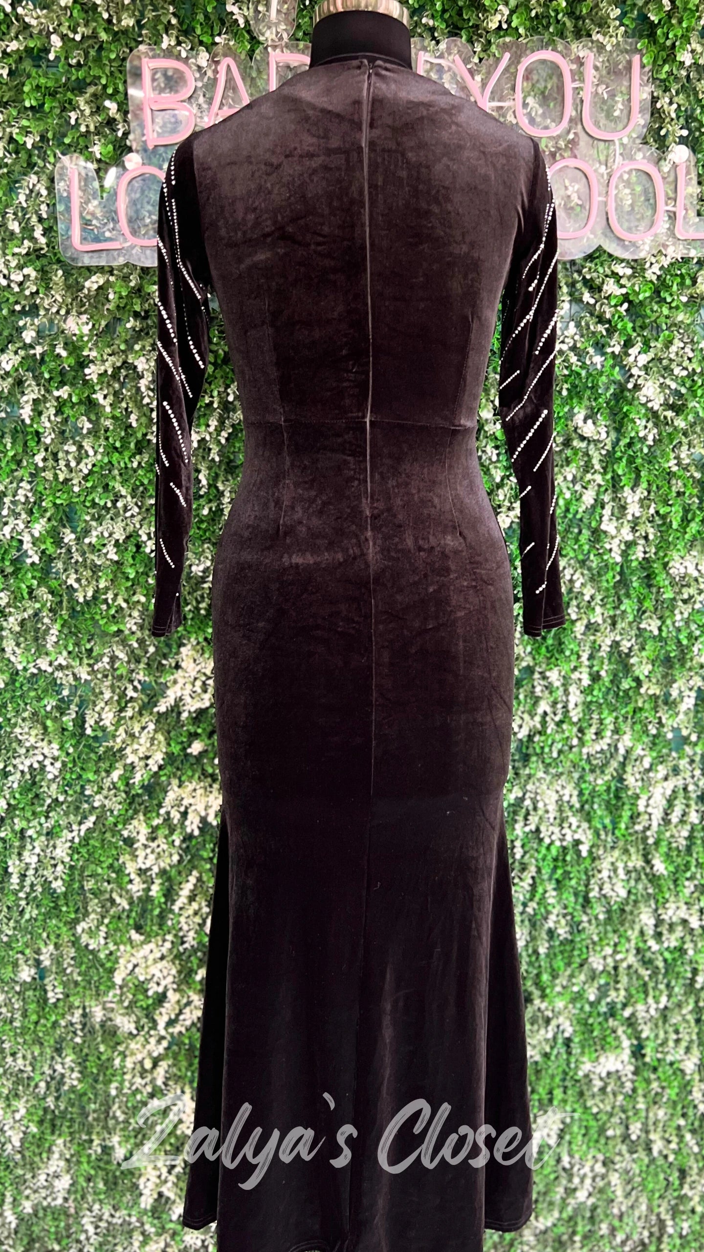 Long Party Wear With Stone Work