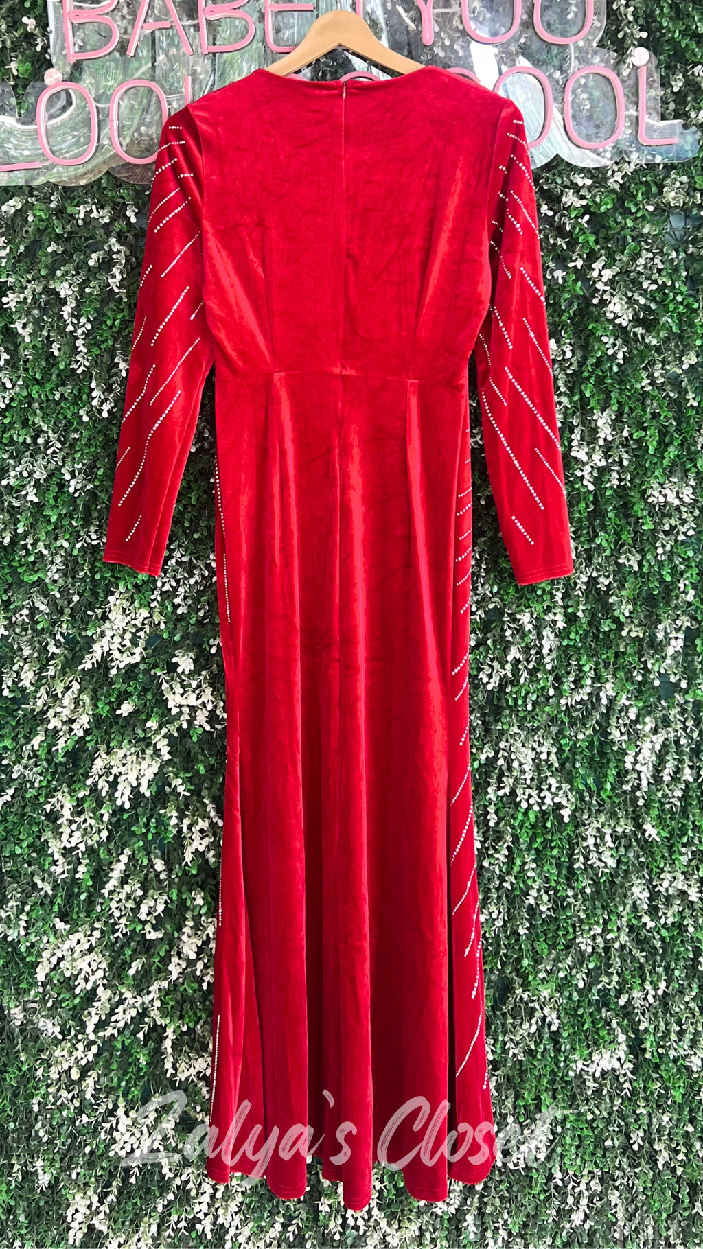 Long Party Wear With Stone Work