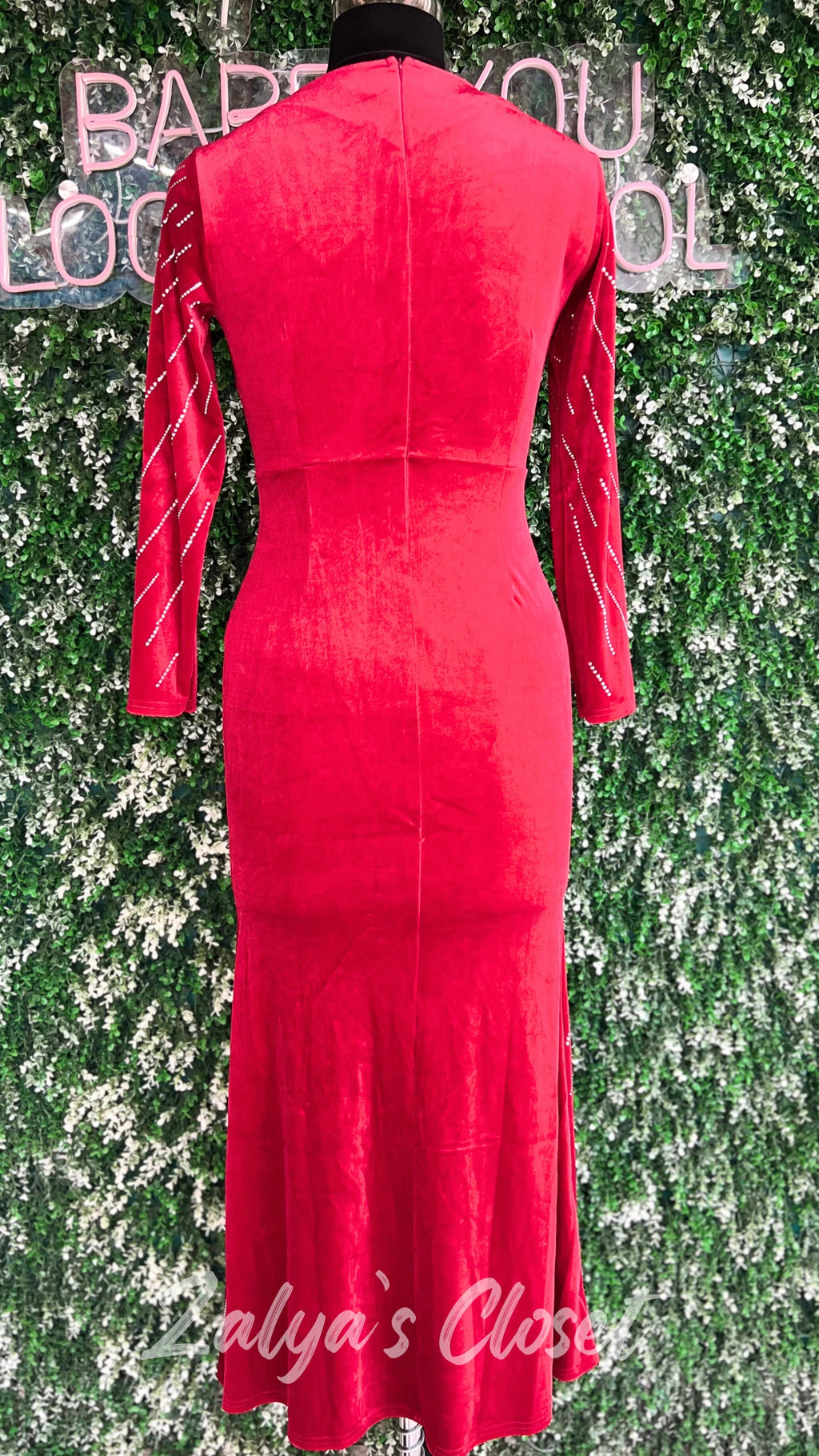 Long Party Wear With Stone Work