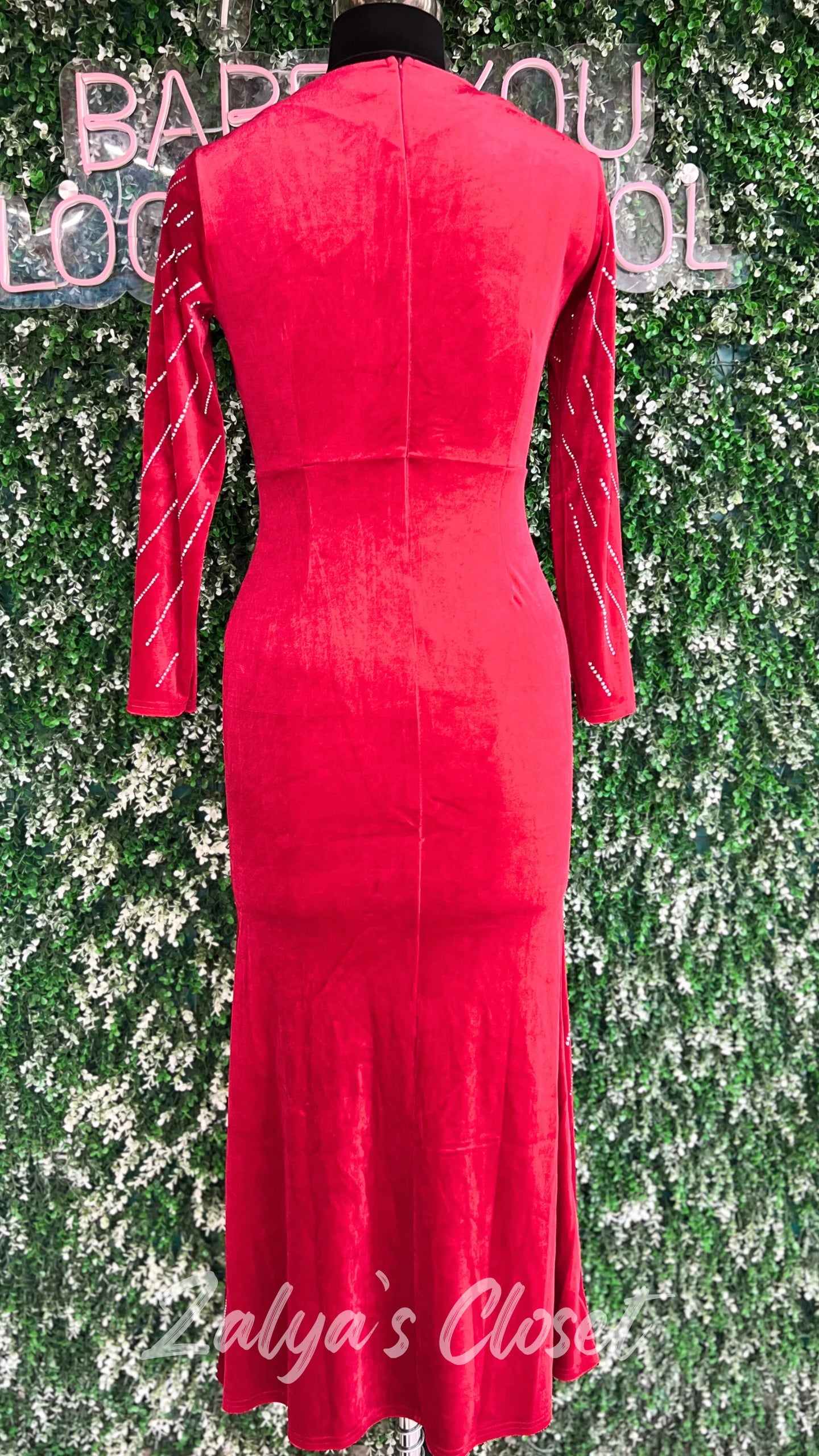 Long Party Wear With Stone Work