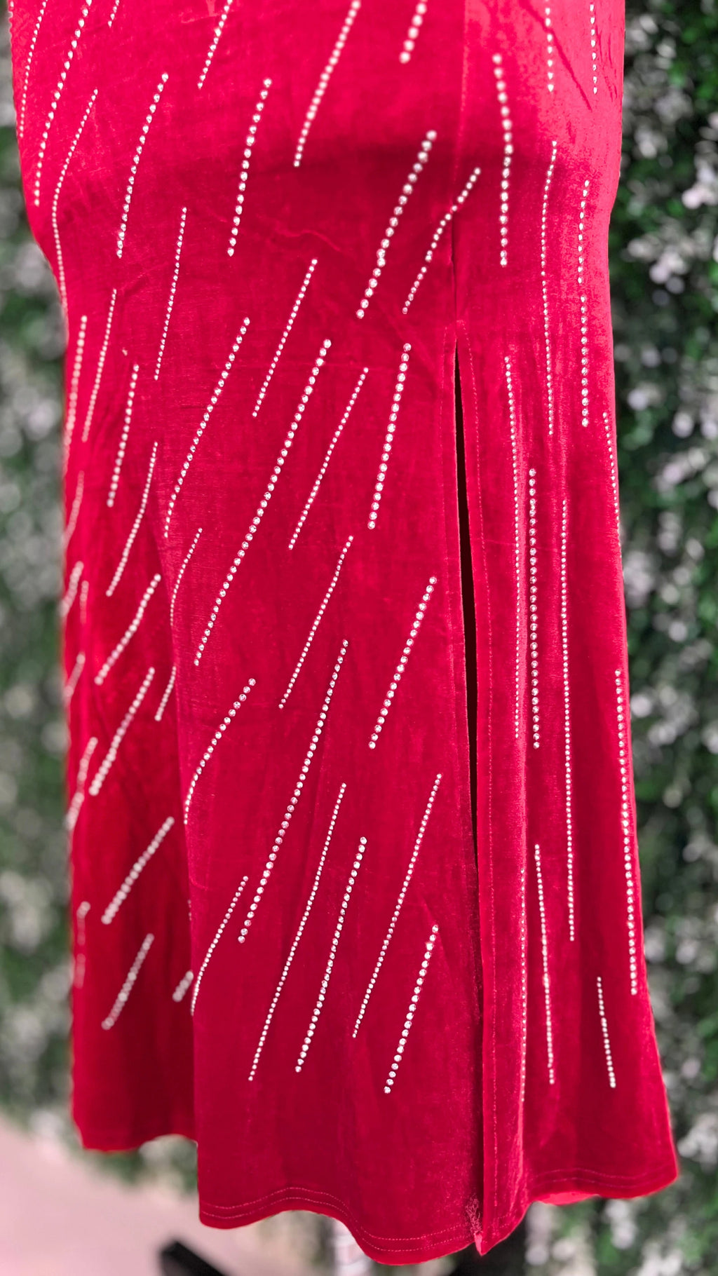 Long Party Wear With Stone Work