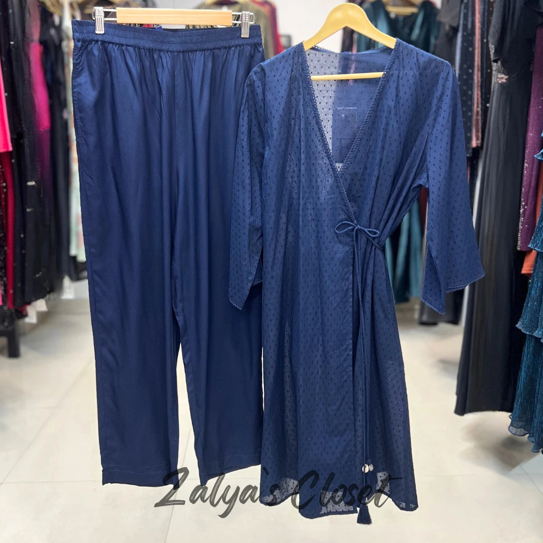 Navv Anarakha Cotton Dobbv Kurta