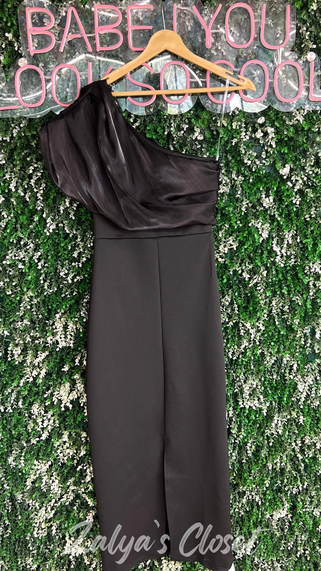 One Side Shoulder Party Wear Dress