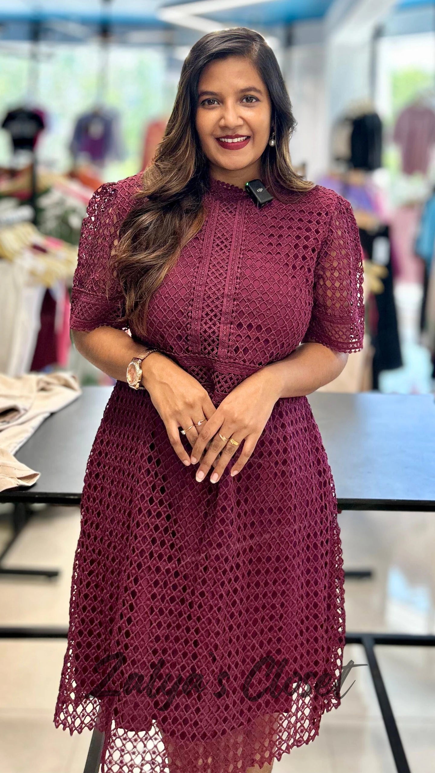 Plus Size Crochet Lace Dress