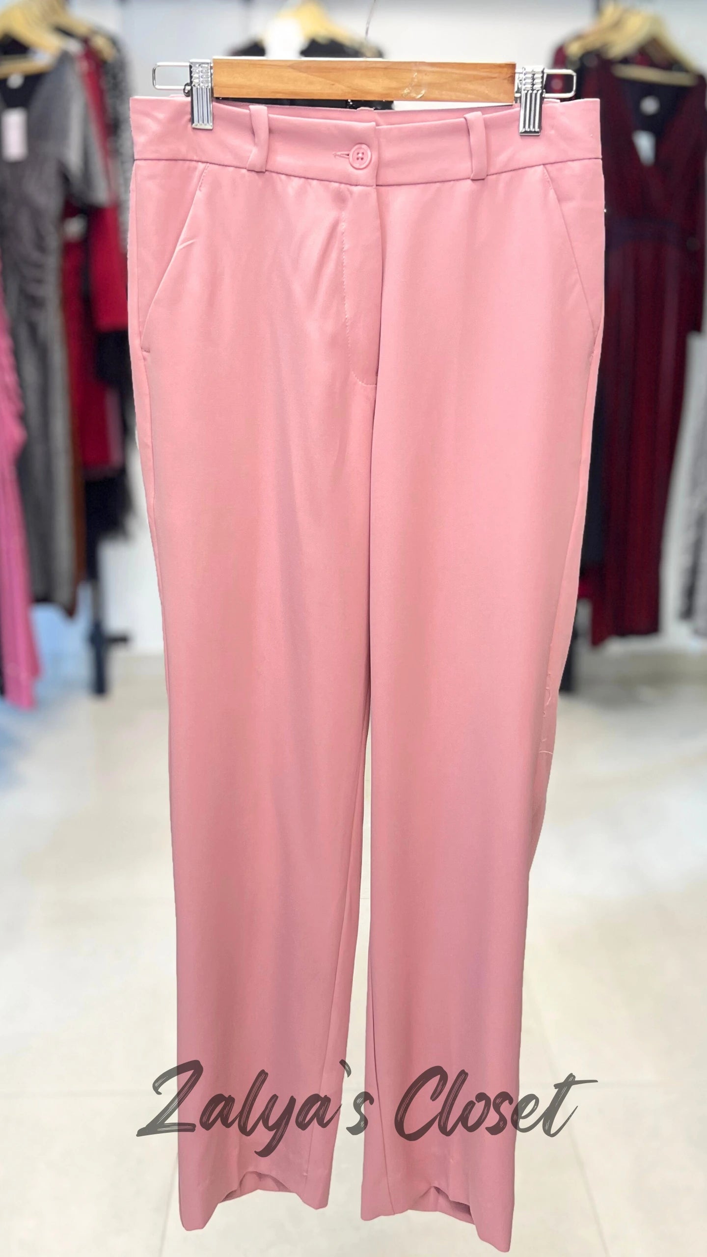 Premium 3pcs Blazer Suit set Pink