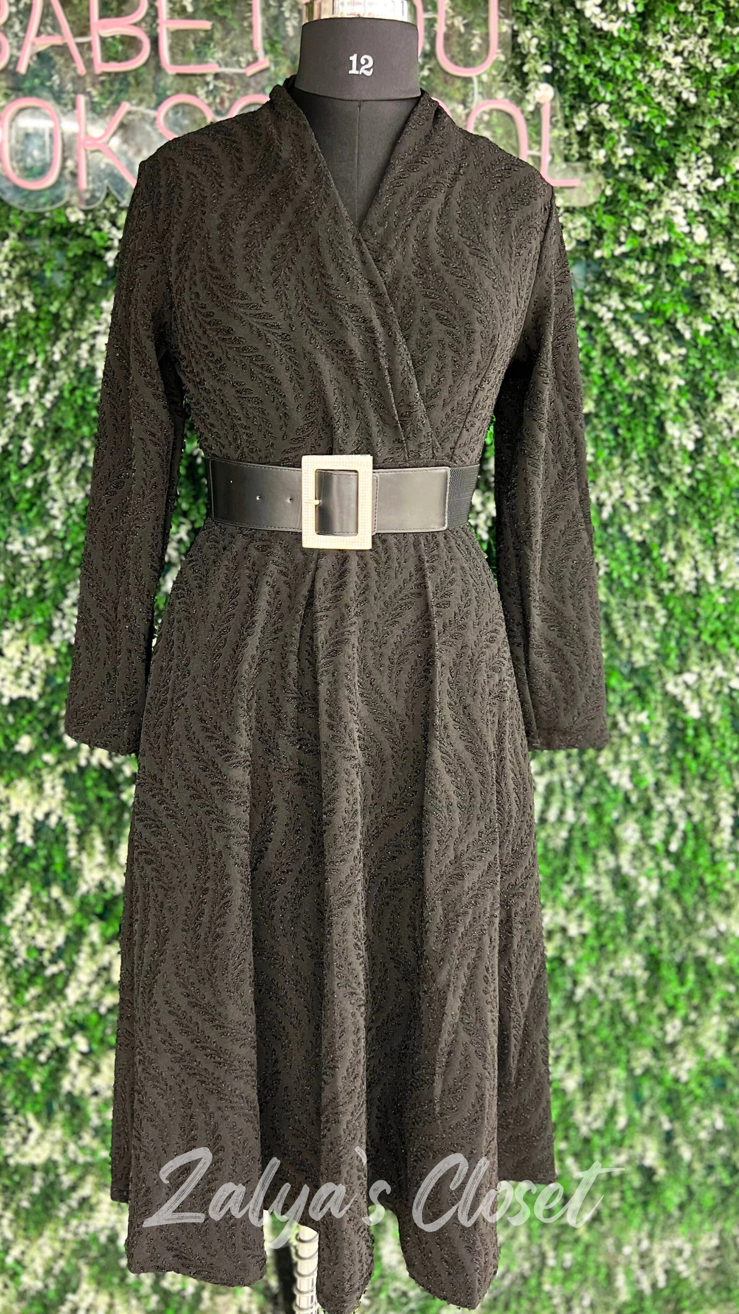 Printed Imported Party Wear Gown With Belt