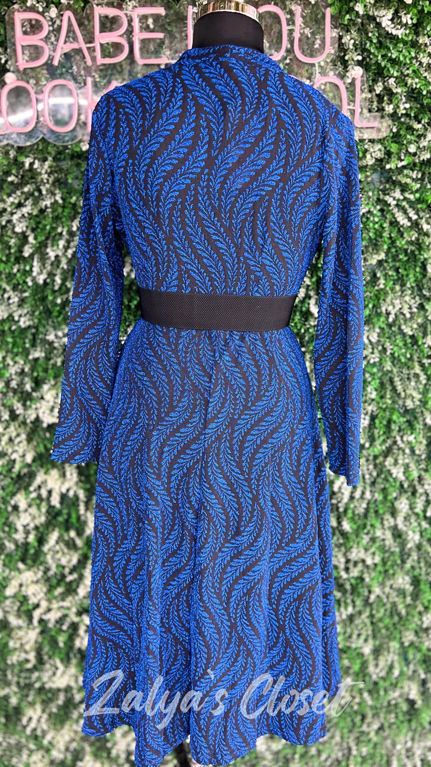 Printed Imported Party Wear Gown With Belt