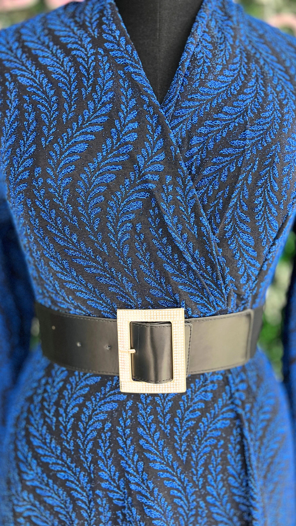 Printed Imported Party Wear Gown With Belt