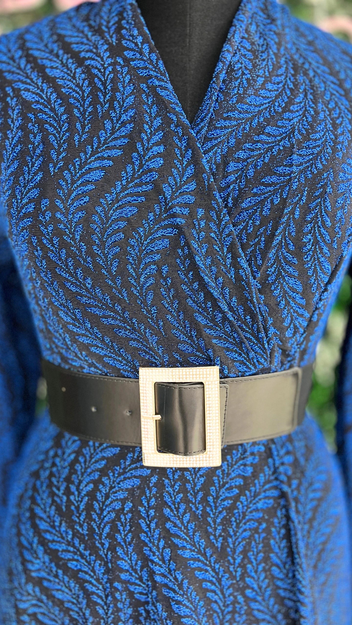 Printed Imported Party Wear Gown With Belt