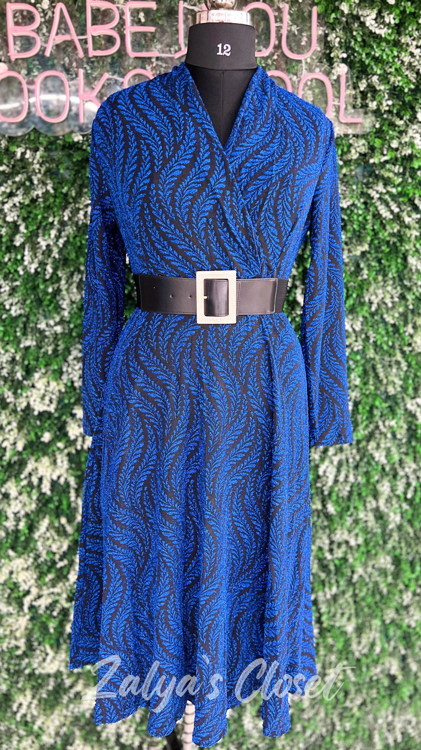 Printed Imported Party Wear Gown With Belt