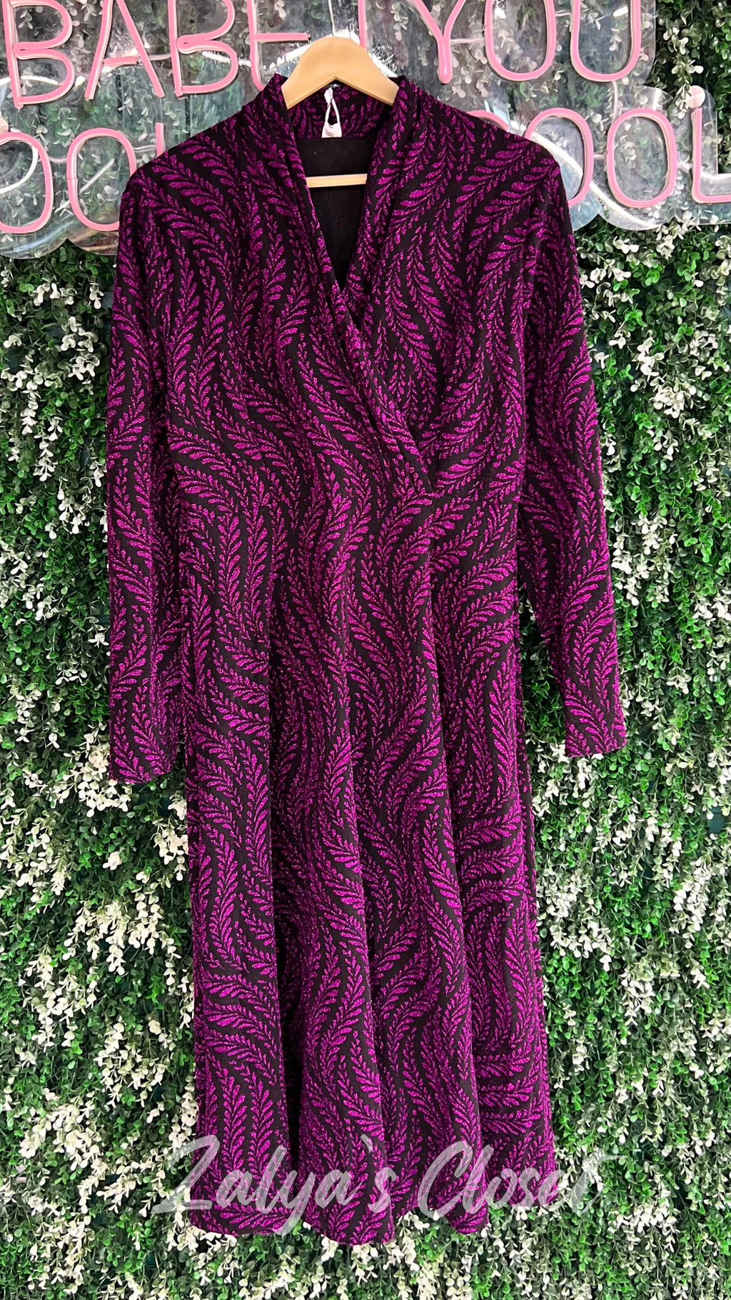 Printed Imported Party Wear Gown With Belt