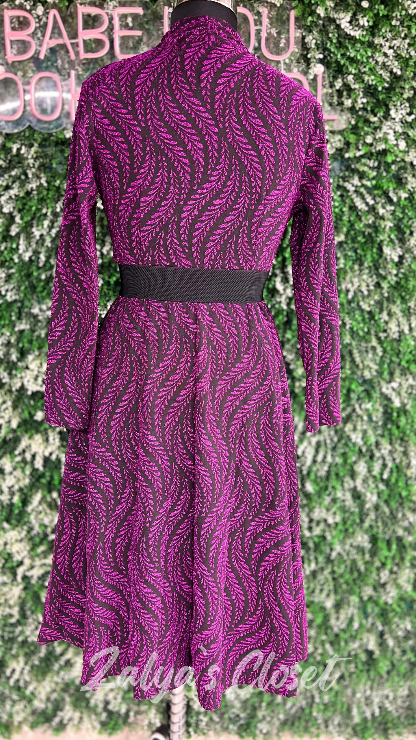 Printed Imported Party Wear Gown With Belt