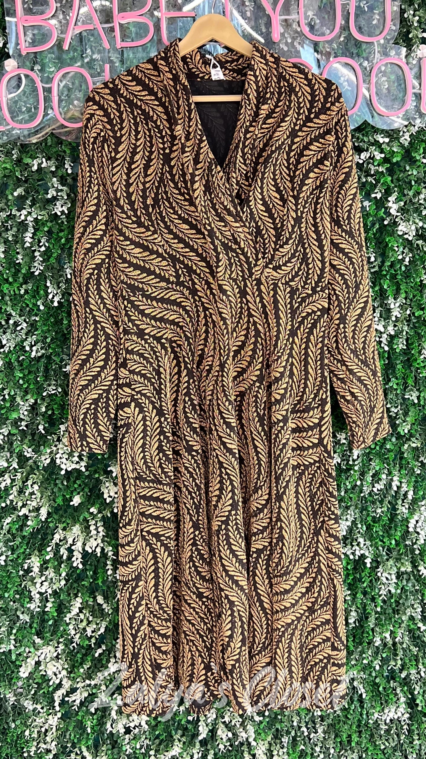 Printed Imported Party Wear Gown With Belt