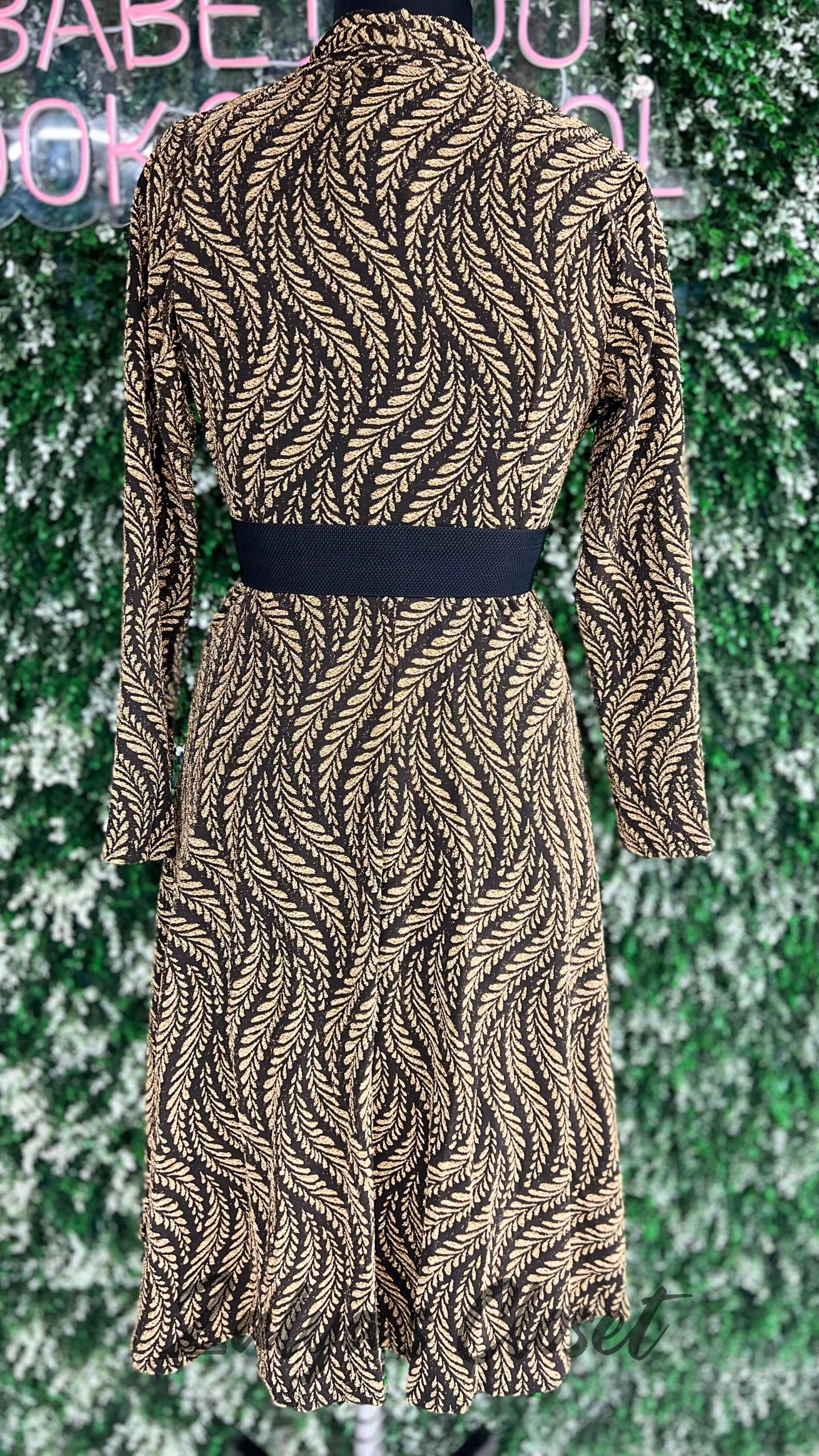 Printed Imported Party Wear Gown With Belt